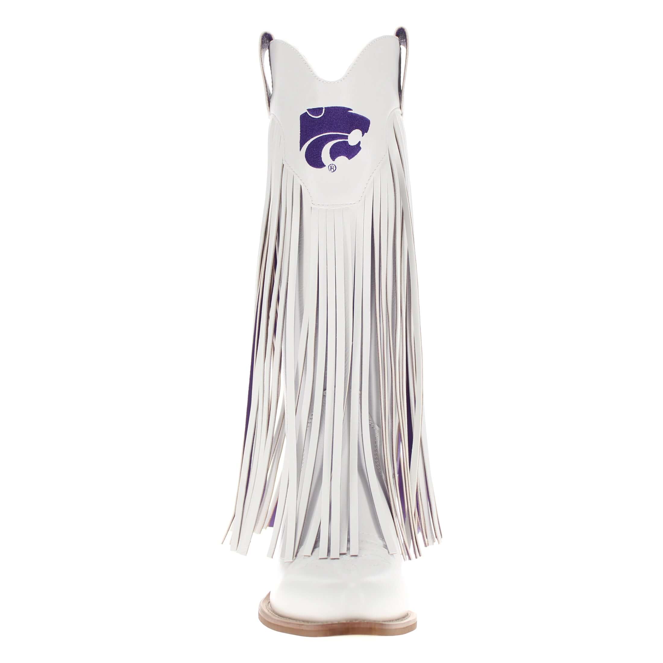 Kansas State University Kacey White Fringe Boot By V By Vaccari