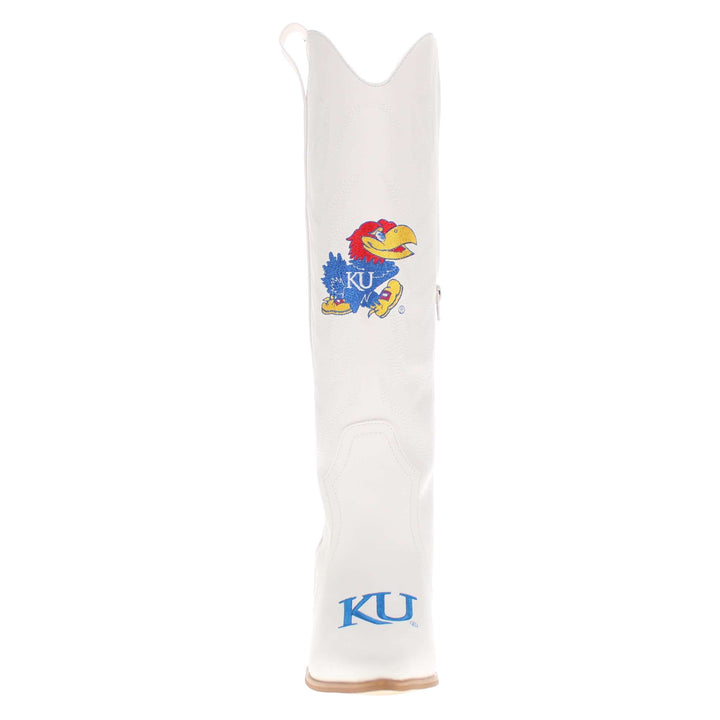 University of Kansas Blair Tall White Boot By V By Vaccari