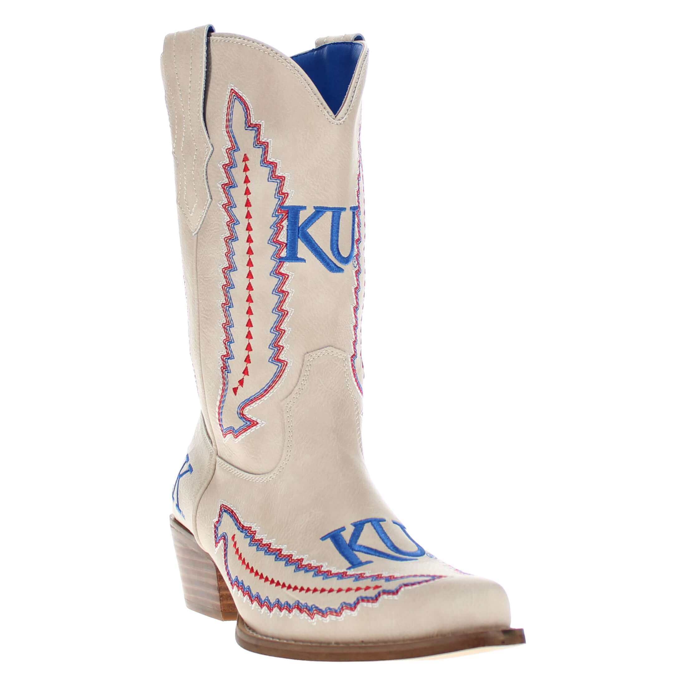 University of Kansas Mimi Short Bone Boot By V By Vaccari