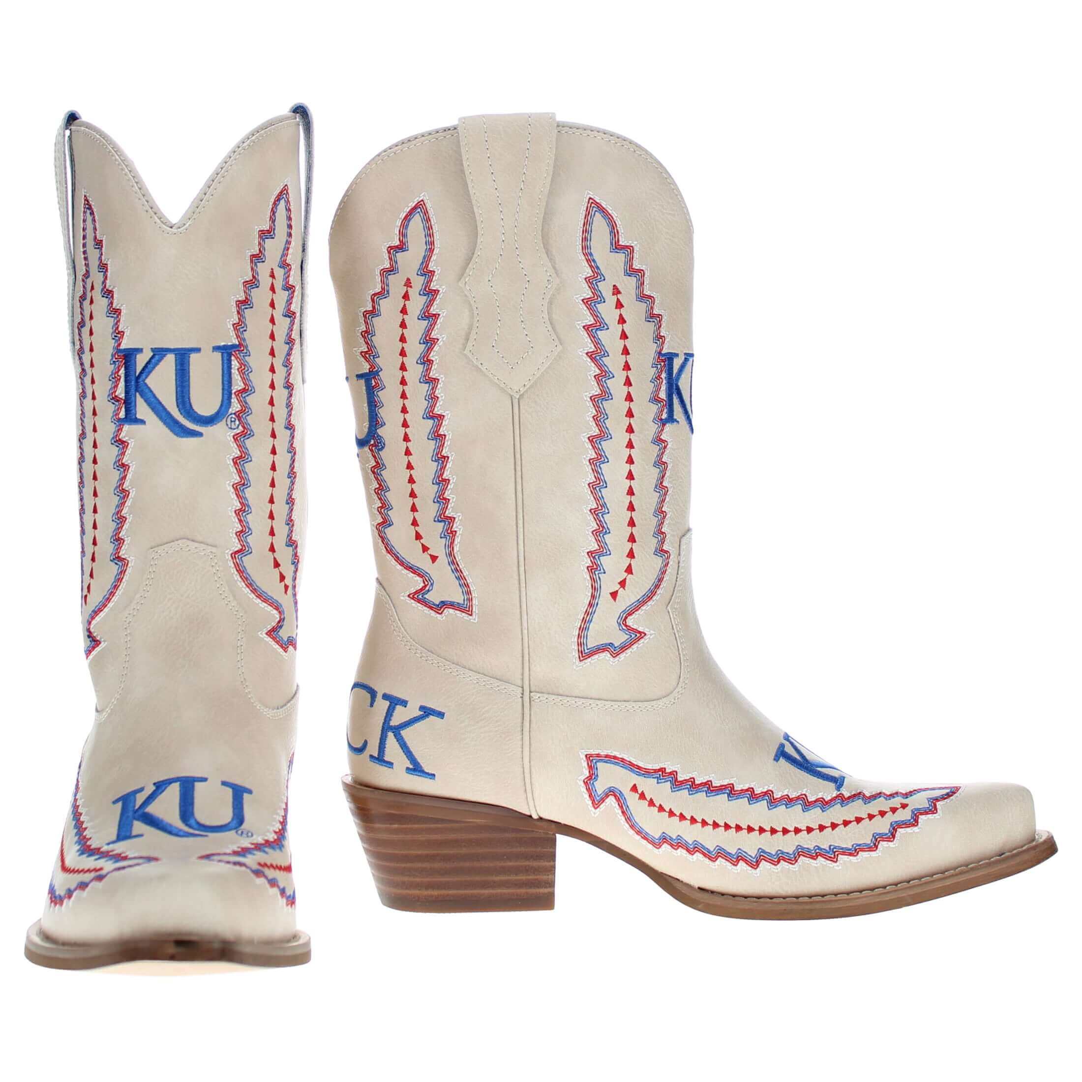 University of Kansas Mimi Short Bone Boot By V By Vaccari