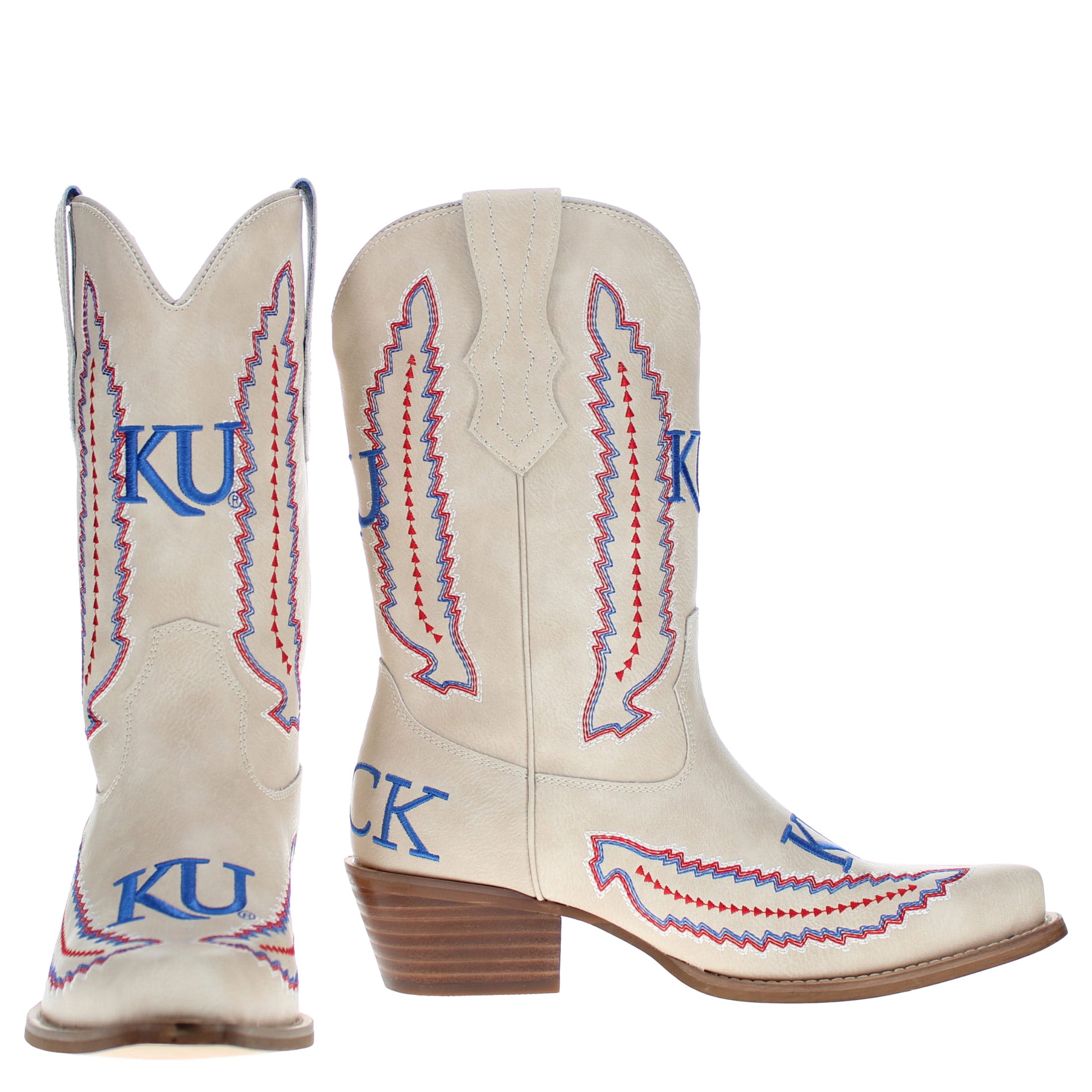 University of Kansas Mimi Short Bone Boot By V By Vaccari