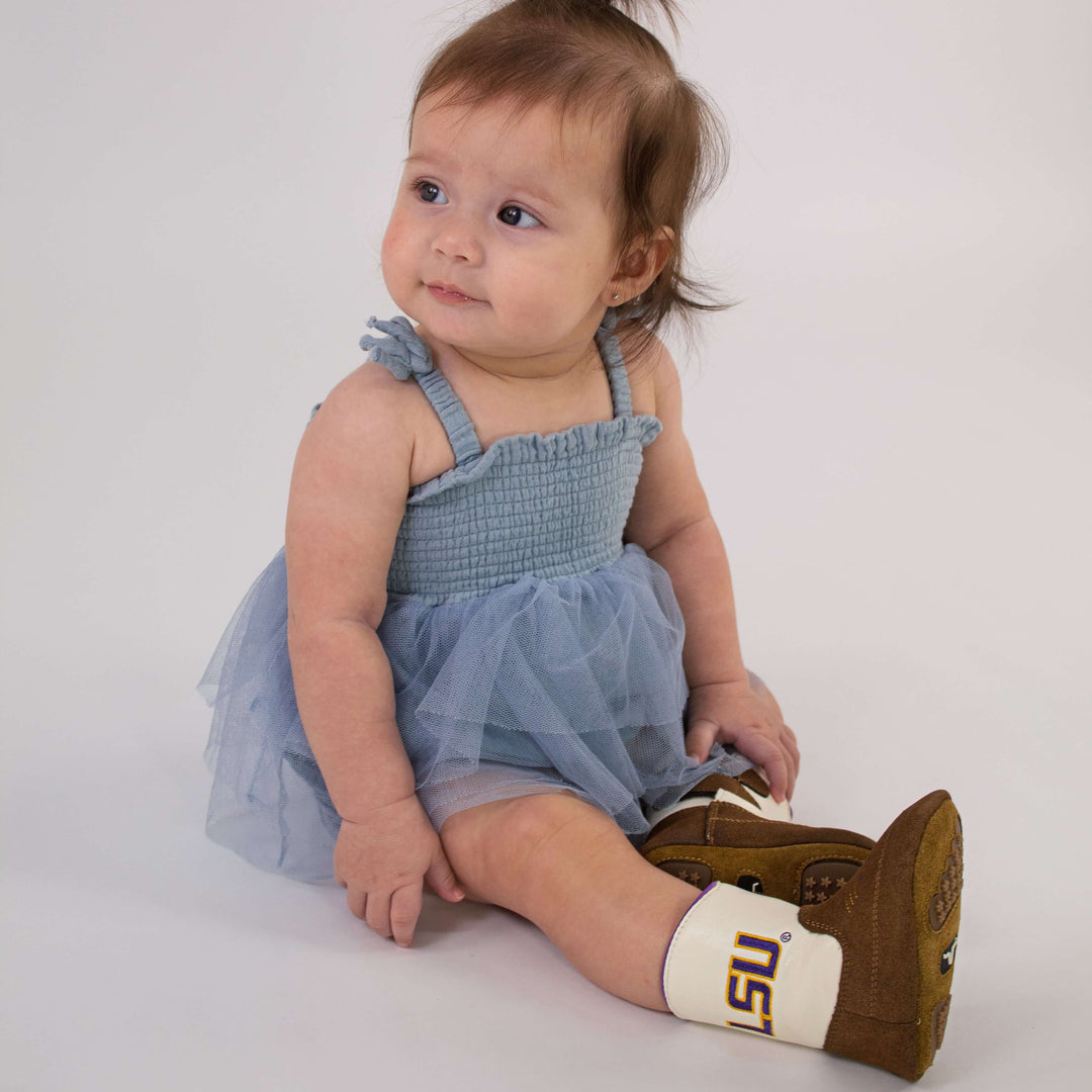Infant Louisiana State University Boot by V by Vaccari