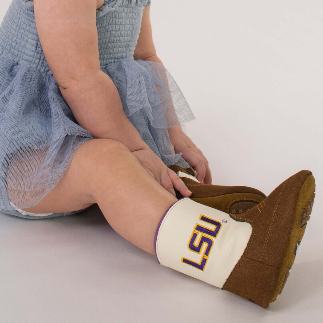 Infant Louisiana State University Boot by V by Vaccari