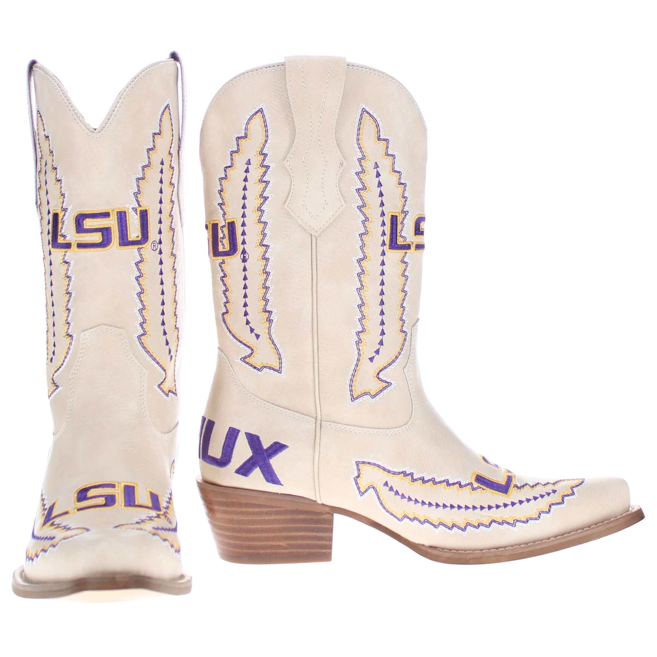 Louisiana State University Mimi Short Bone Boot By V By Vaccari