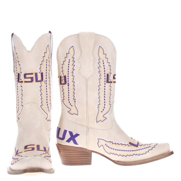 Louisiana State University Mimi Short Bone Boot By V By Vaccari