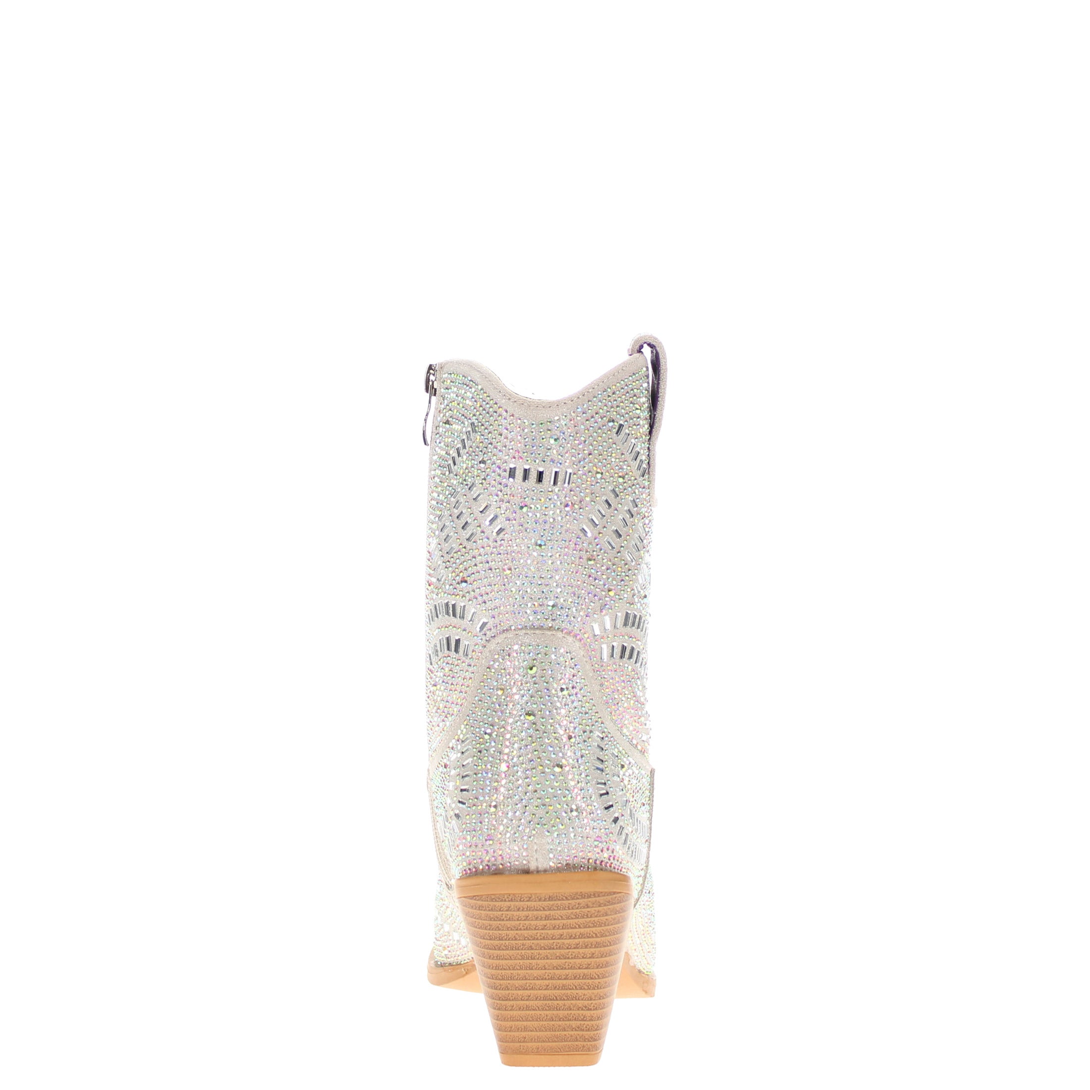 Women's Louisana State University Natural Bling Cowgirl Booties Jade by V by Vaccari