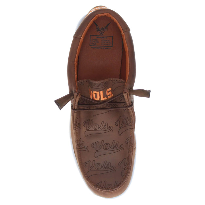 Men's University of Tennessee leather slip-on shoes