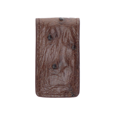 Full Quill Ostrich Money Clip