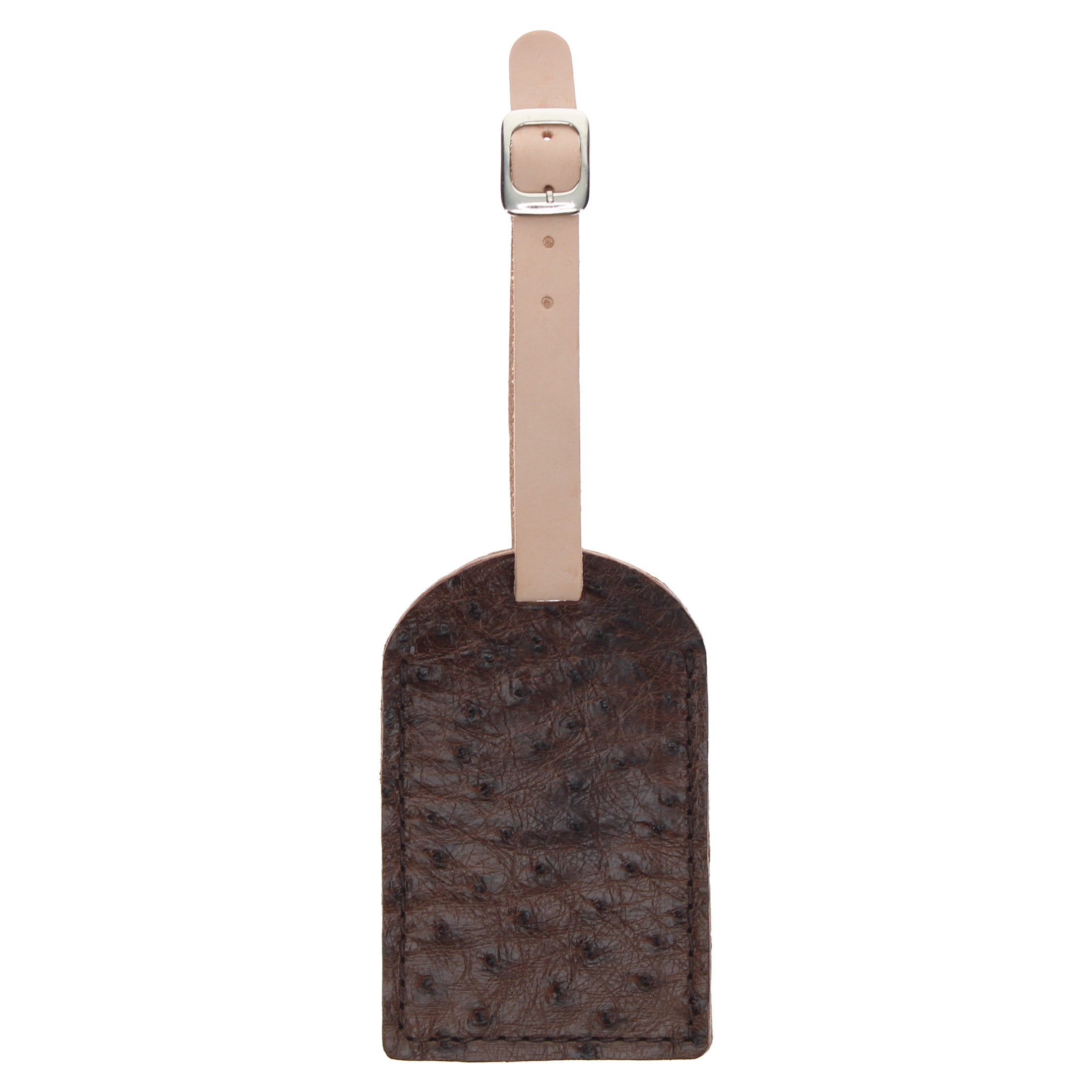 Full Quill Ostrich Luggage Tag