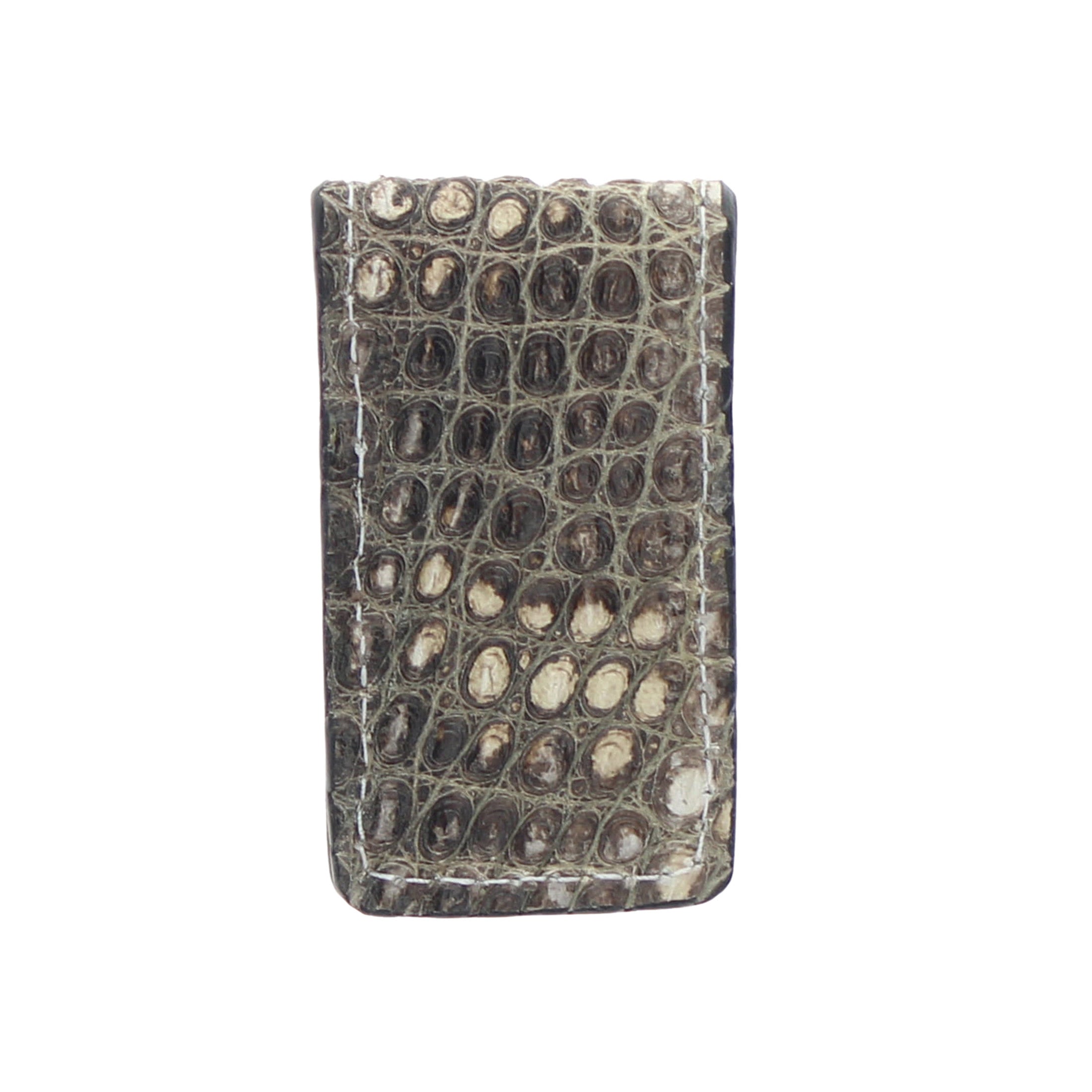 Natural American Alligator Money Clip by Vaccari