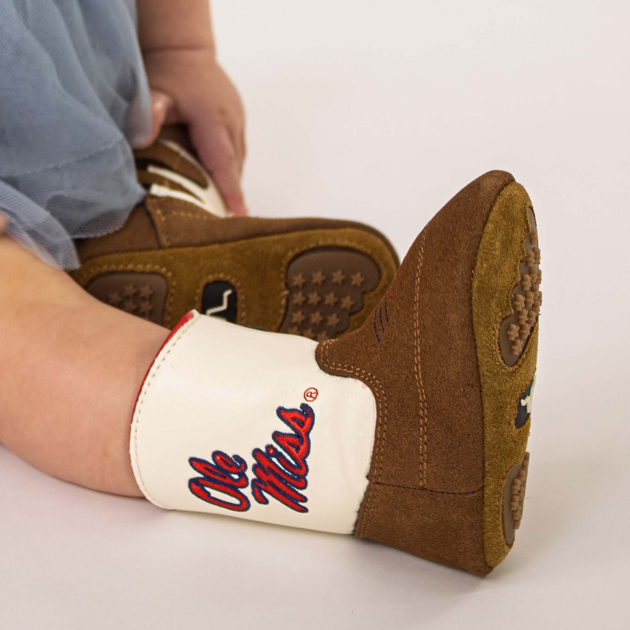 Infant University of Mississippi Boot by V by Vaccari