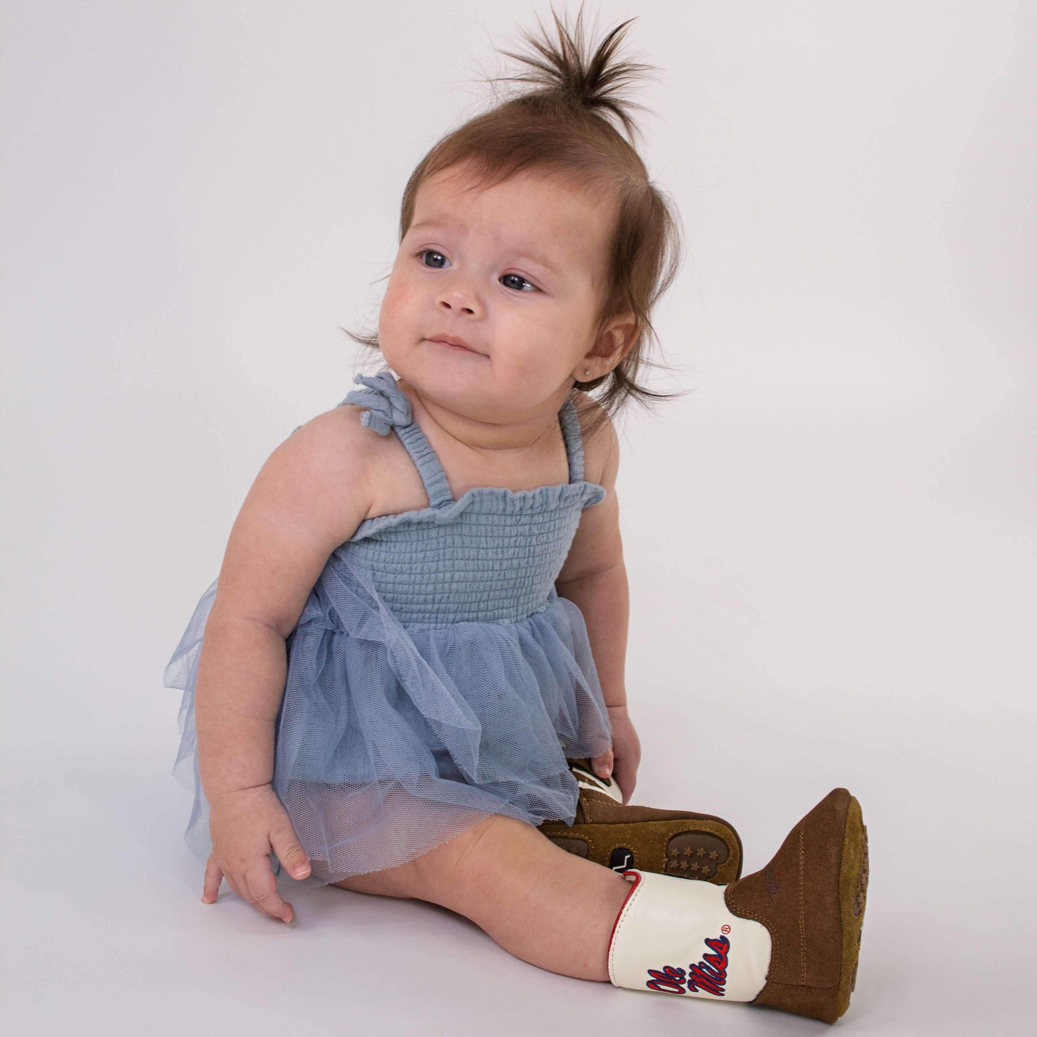 Infants University of Mississippi Cowboy Boots | Vaccari