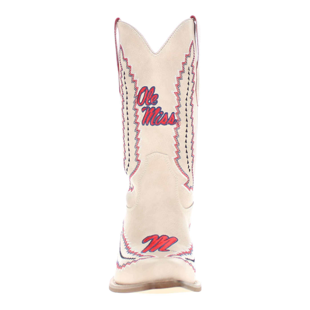 University of Mississippi Mimi Short Bone Boot By V By Vaccari