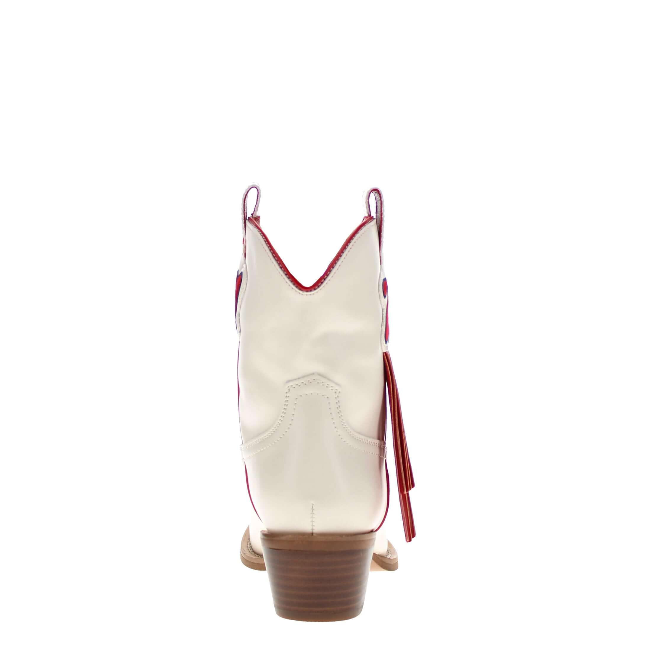 Women's University of Mississippi Bone Fringe Bootie Lucy By V By Vaccari