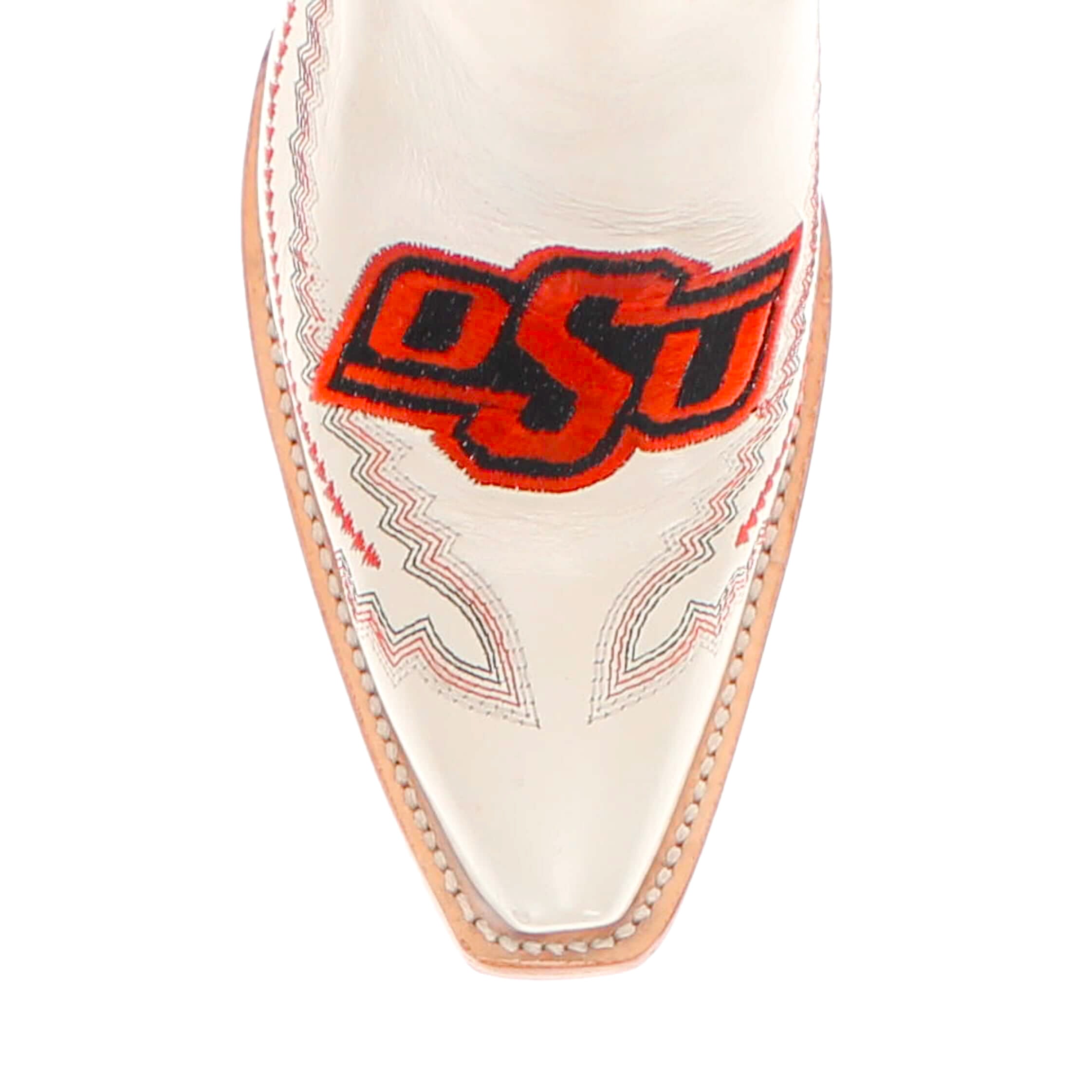 Women's OSU Bone Cowgirl Boots | Vaccari Boots