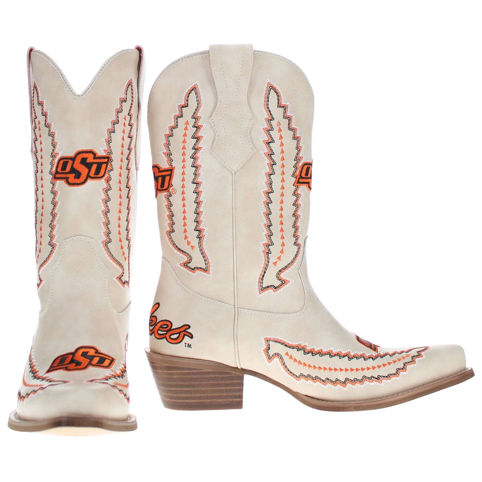 Oklahoma State University Mimi Short Bone Boot By V By Vaccari