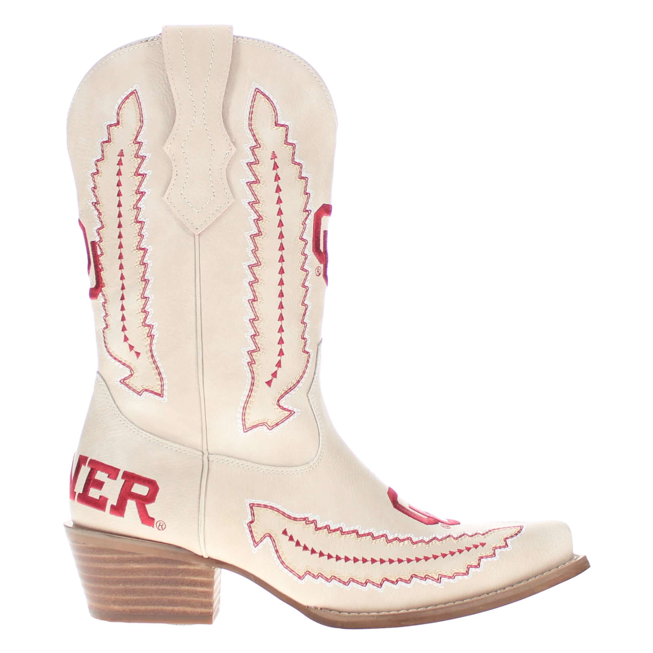 University of Oklahoma Mimi Short Bone Boot By V By Vaccari