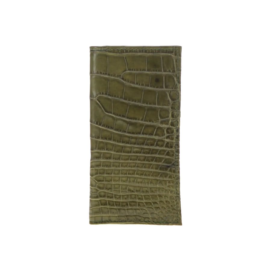 American Alligator Checkbook Wallet