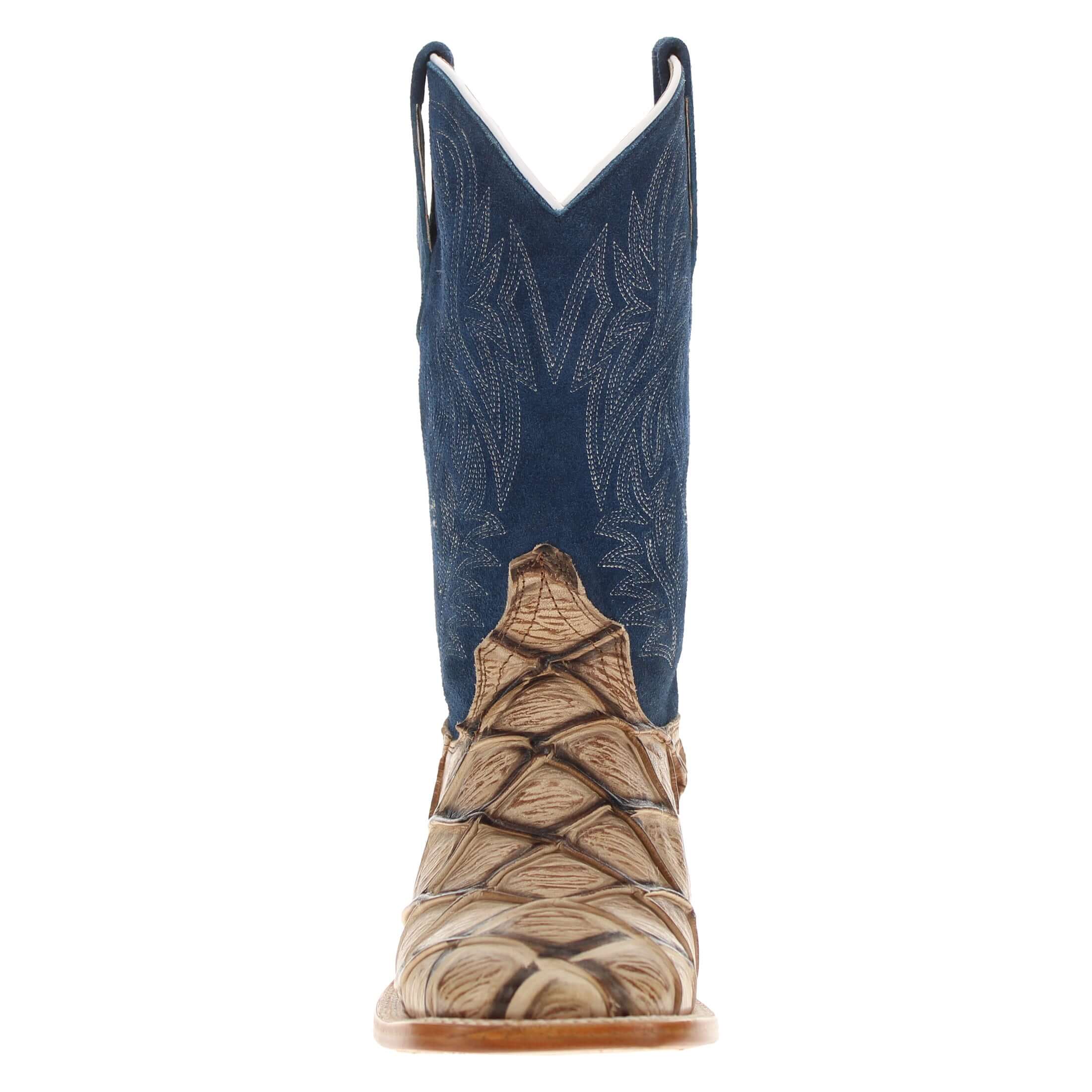 Men's Orix Pirarucu Print Cowboy Boots | Vaccari Boots