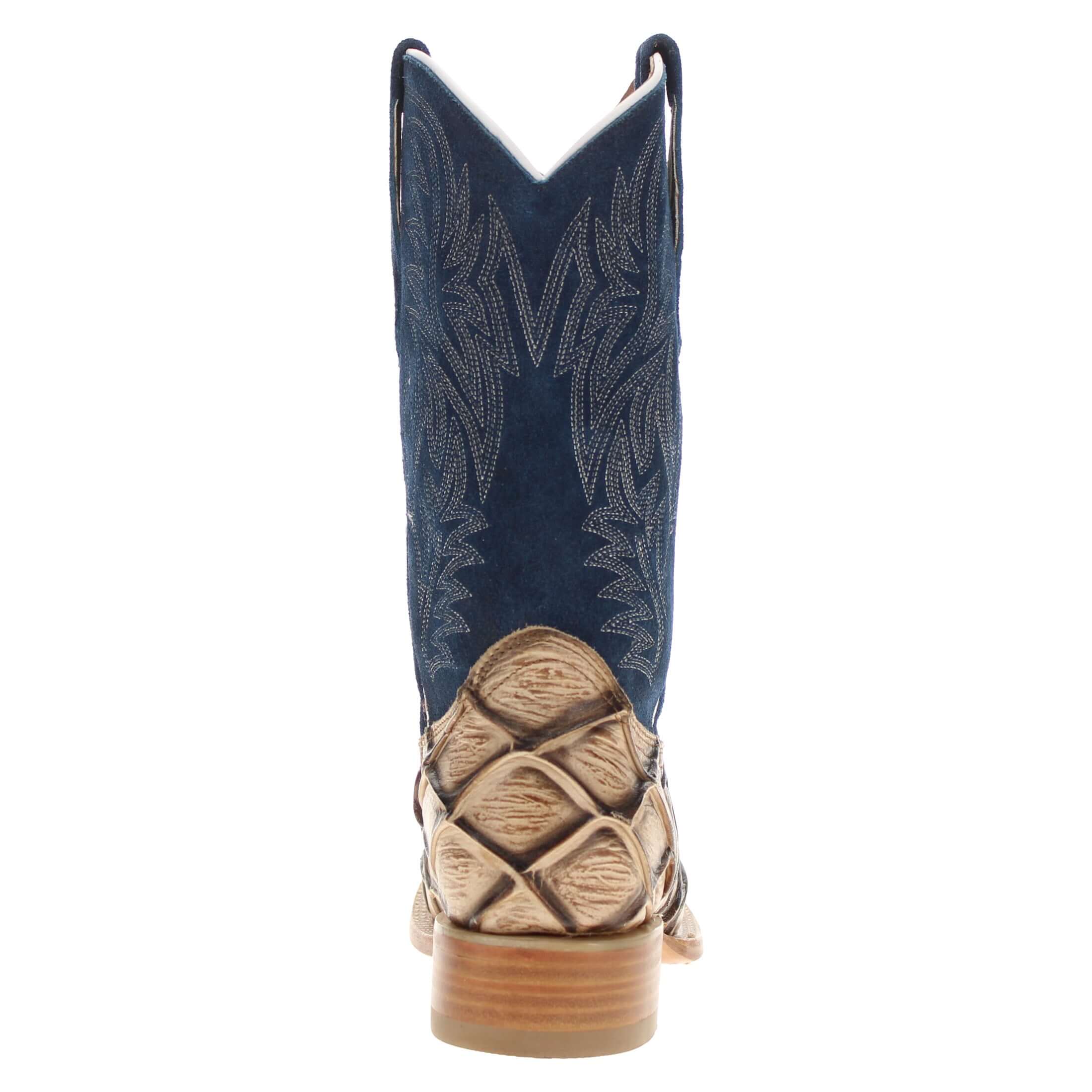 Men's Orix Pirarucu Print Cowboy Boots | Vaccari Boots