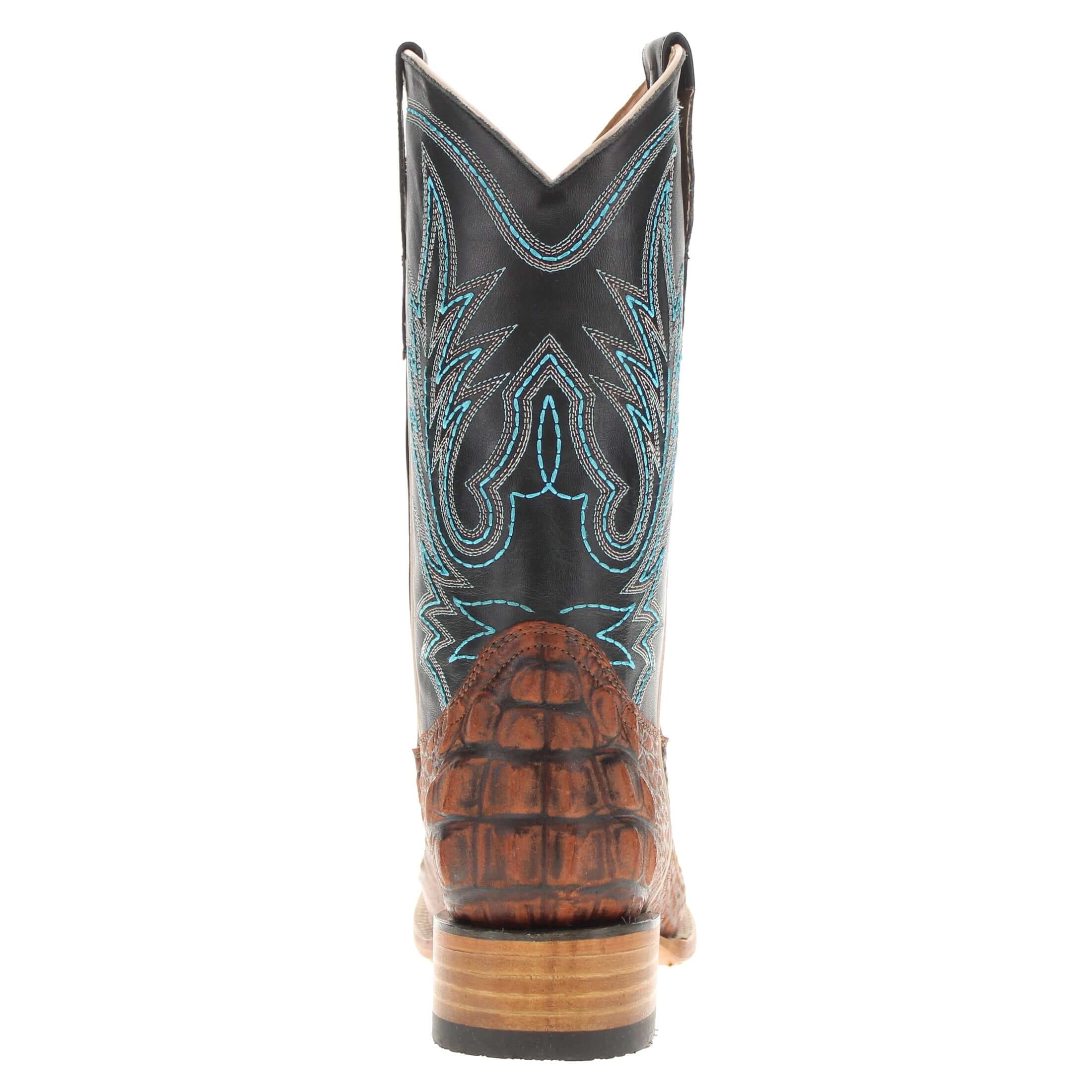 Men's Sherdon Alligator Hornback Print Cowboy Boots Wade by Vaccari Core
