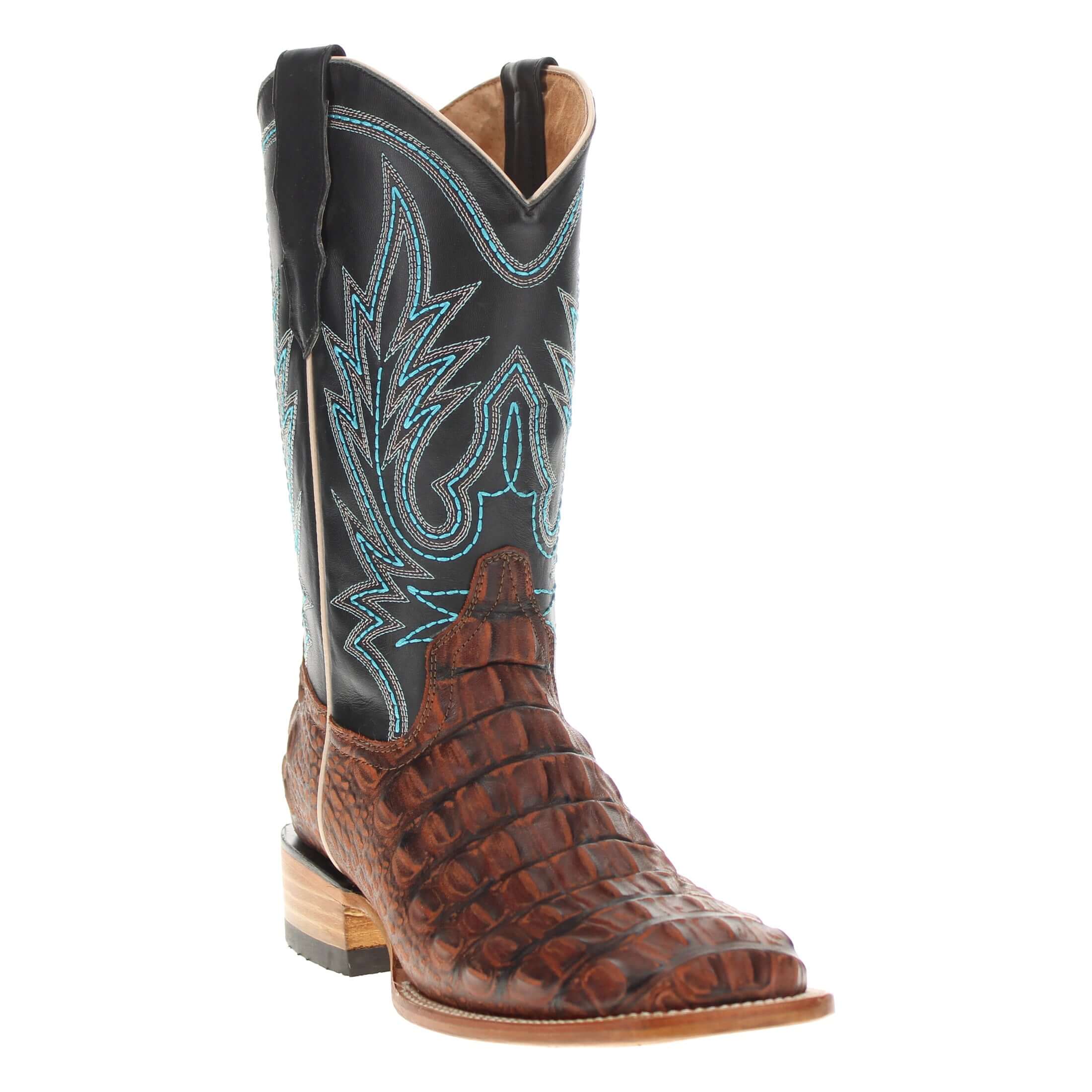 Men's Sherdon Alligator Hornback Print Cowboy Boots Wade by Vaccari Core