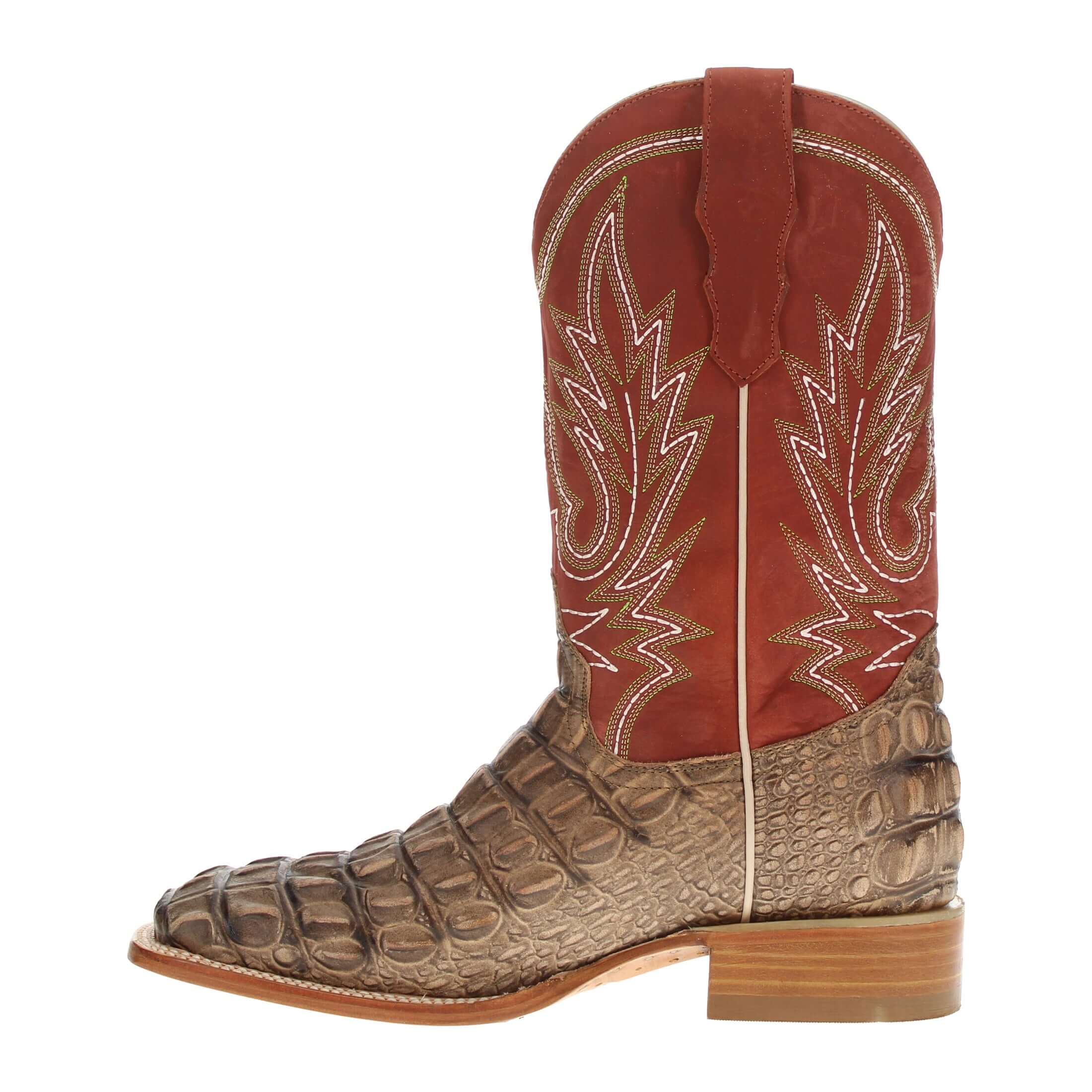 Men's Orix Alligator Hornback Print Cowboy Boots Wade by Vaccari Core