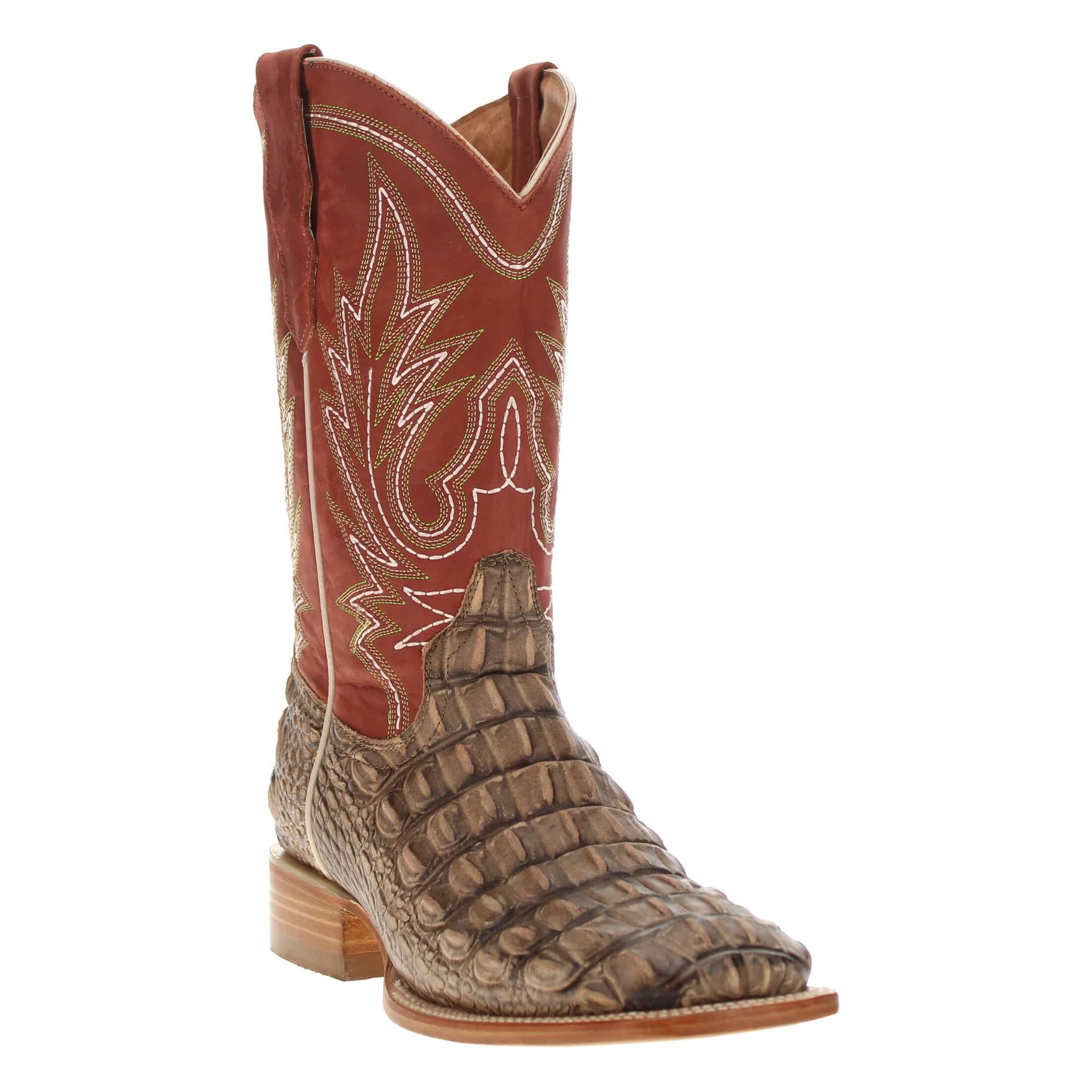 Men's Orix Alligator Hornback Print Cowboy Boots Wade by Vaccari Core
