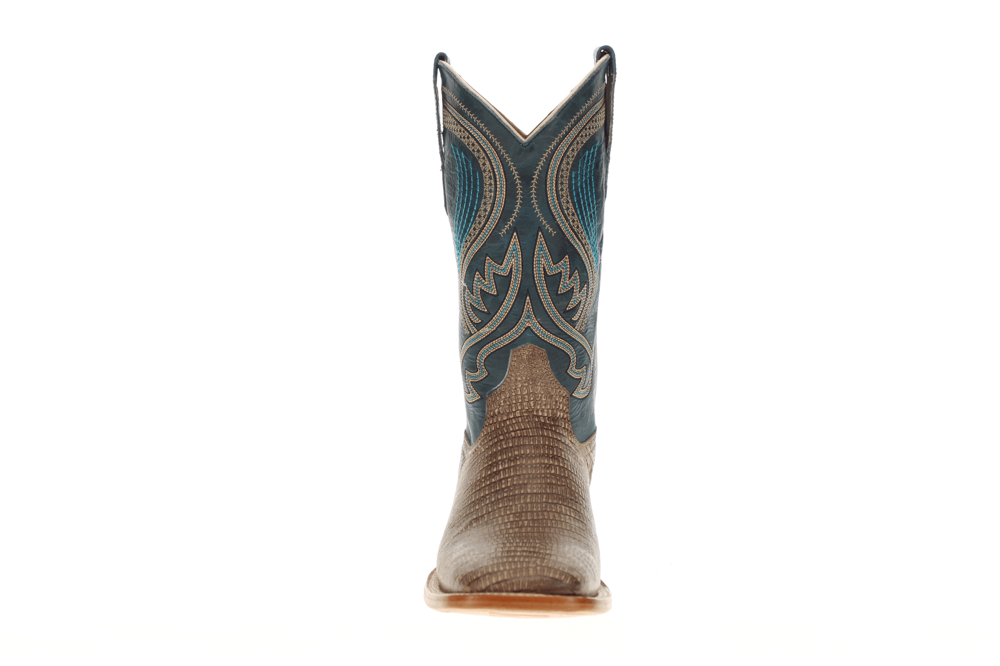 Men's Orix Lizard Print Cowboy Boots Nash by Vaccari Core