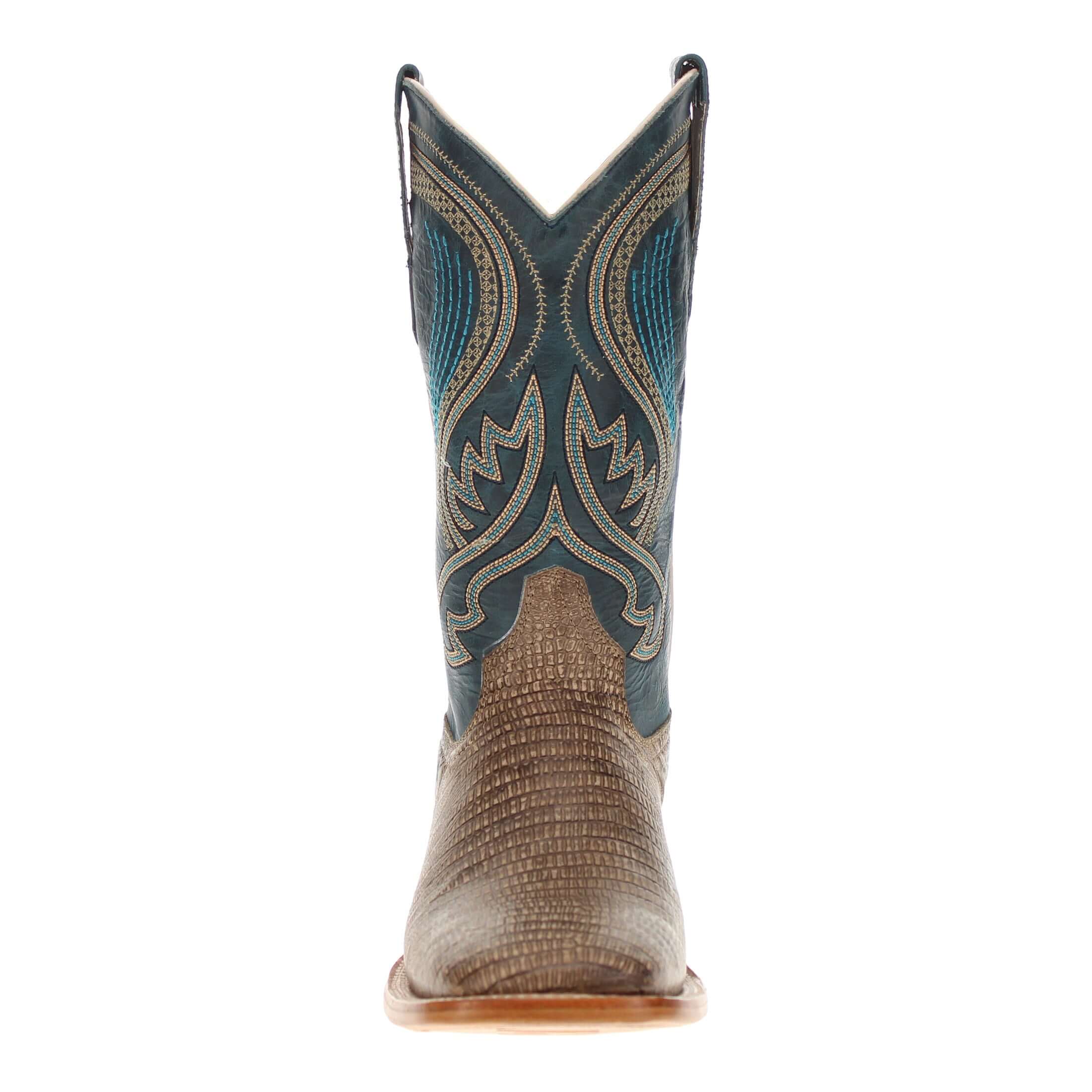 Men's Orix Lizard Print Cowboy Boots | Vaccari Boots