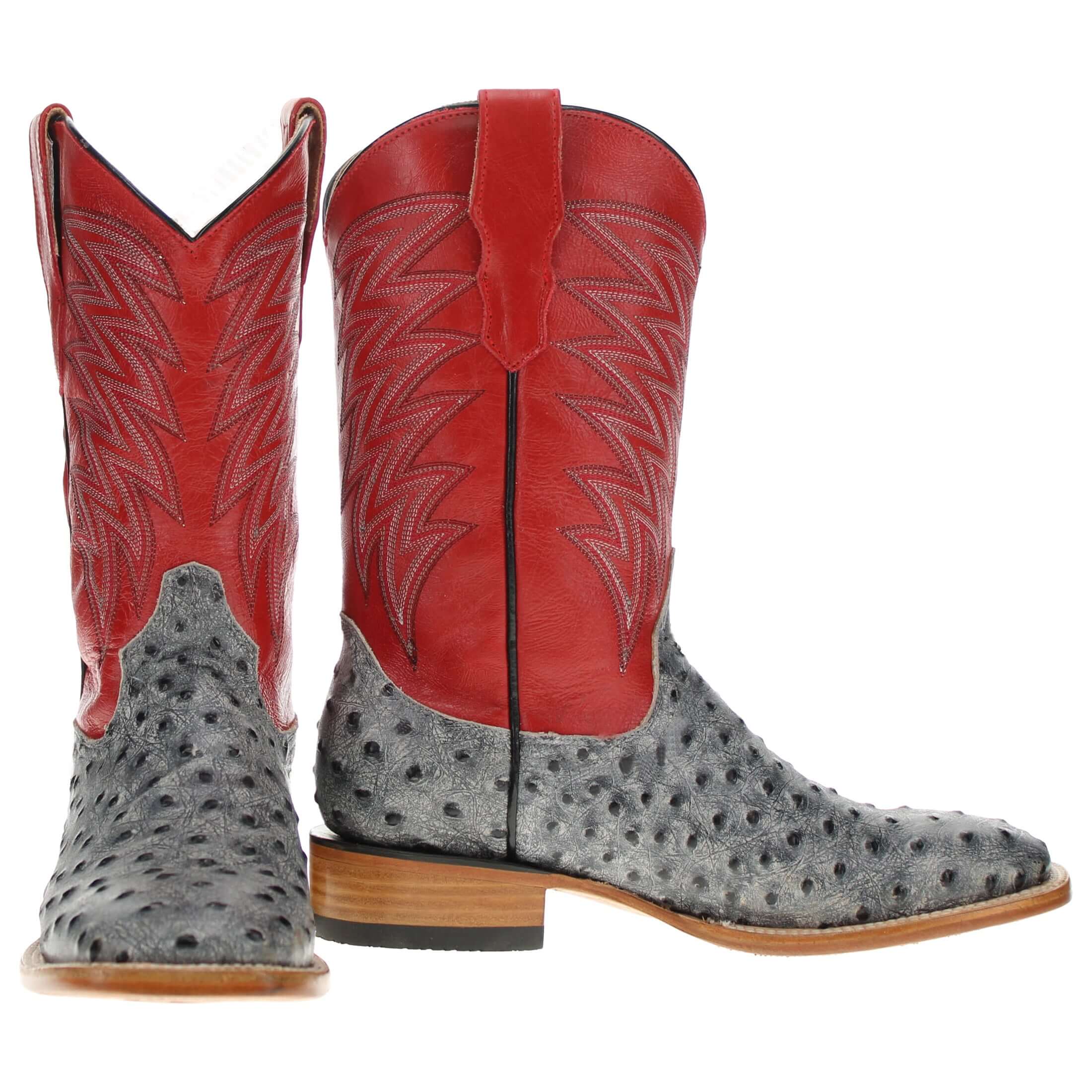 カヴァキーニョ Men's Mocha Hornback Print Cowboy Boots | Vaccari Boots
