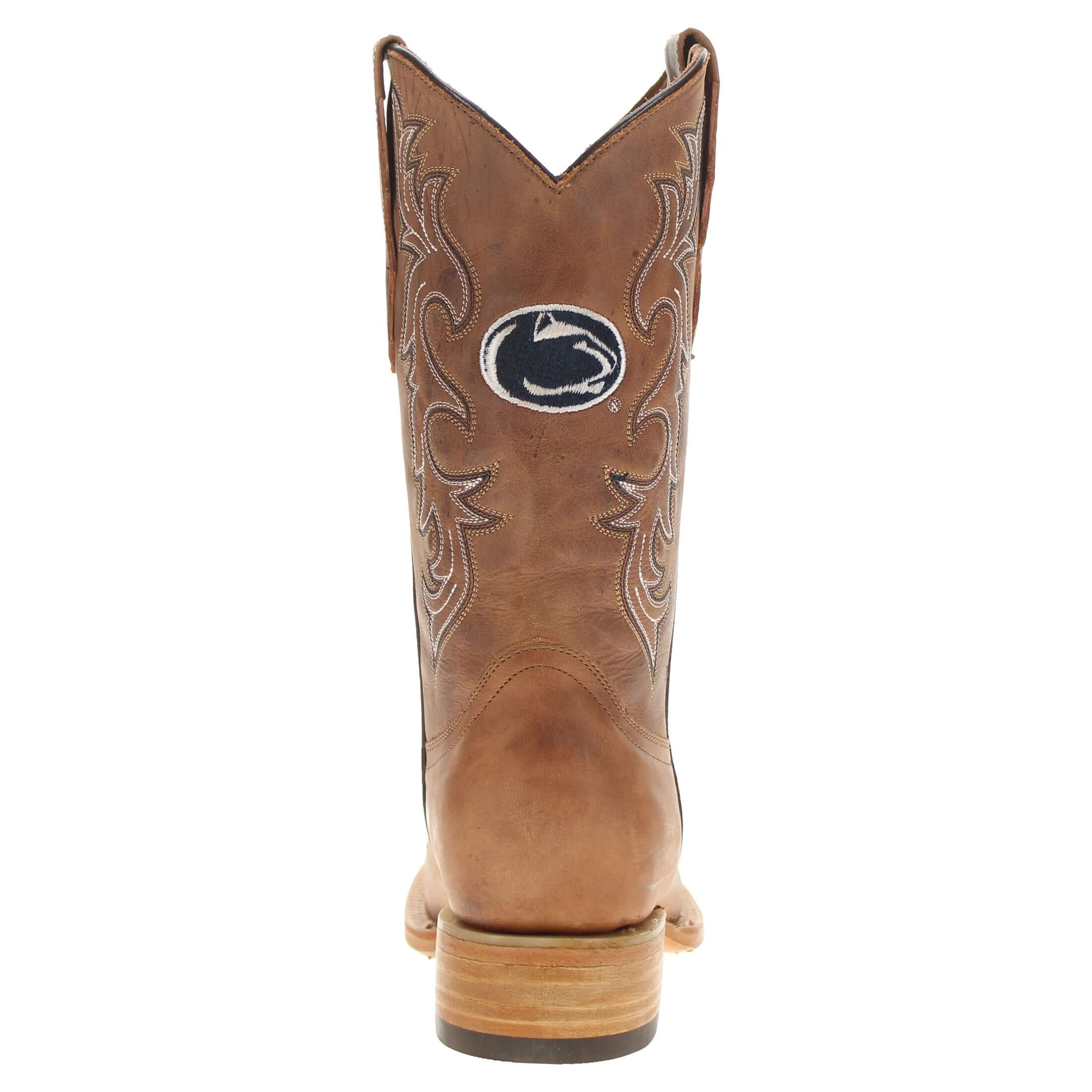 Men's Penn State Brown Cowboy Boots Luke by Vaccari University