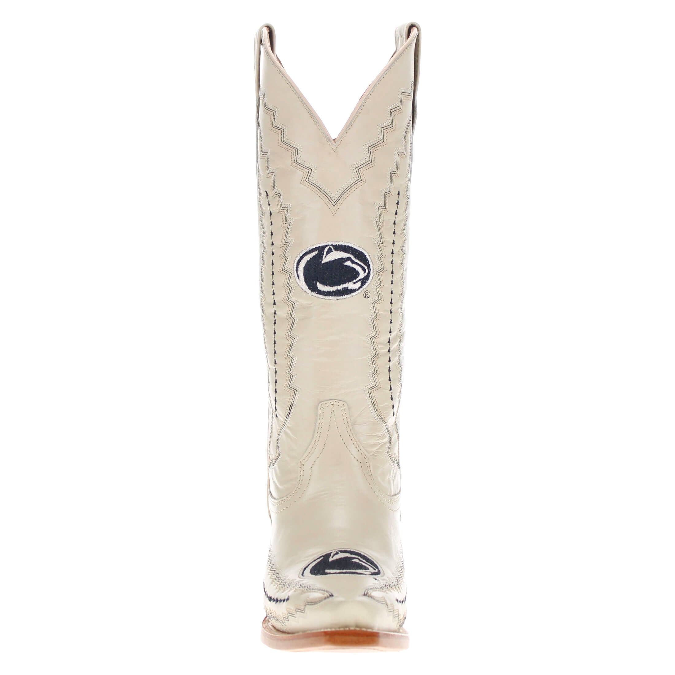 Women's Penn State Bone Cowgirl Boots Naomi by Vaccari