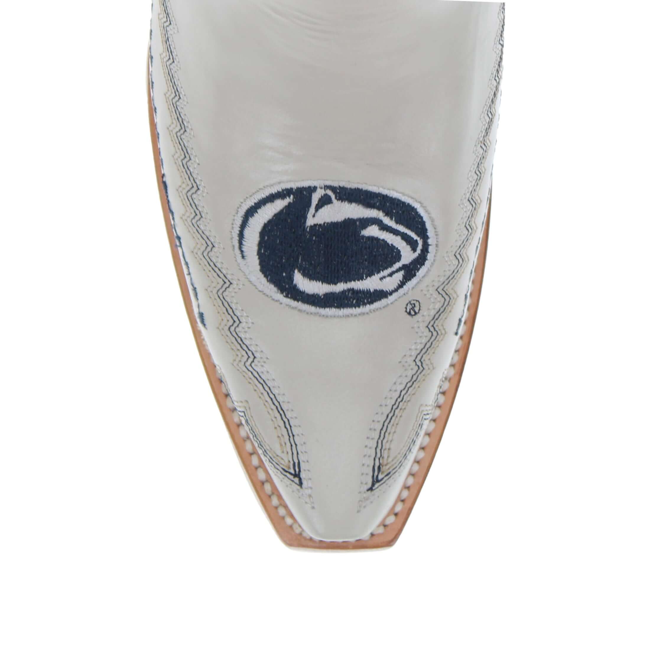 Women's Penn State Bone Cowgirl Boots Naomi by Vaccari University