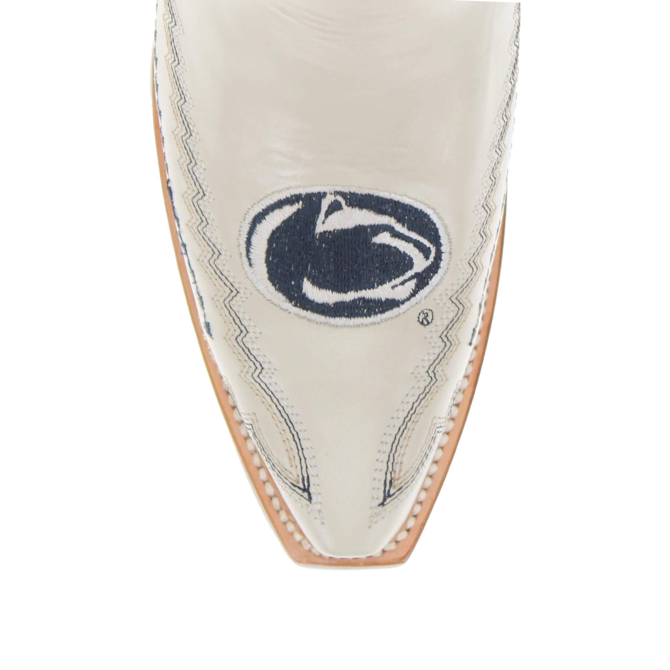Women's Penn State Bone Cowgirl Boots Naomi by Vaccari