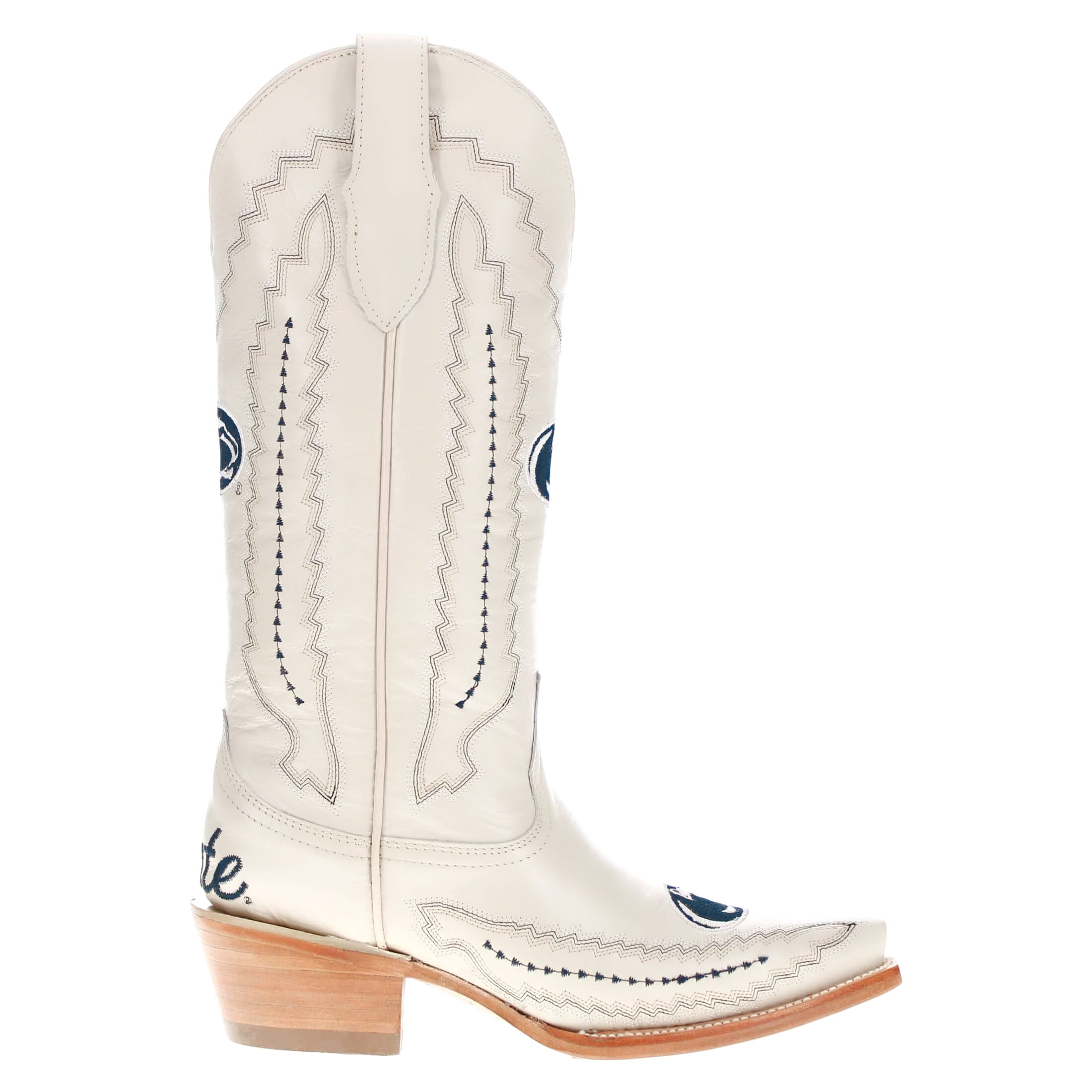 Women's Penn State Bone Cowgirl Boots Naomi by Vaccari
