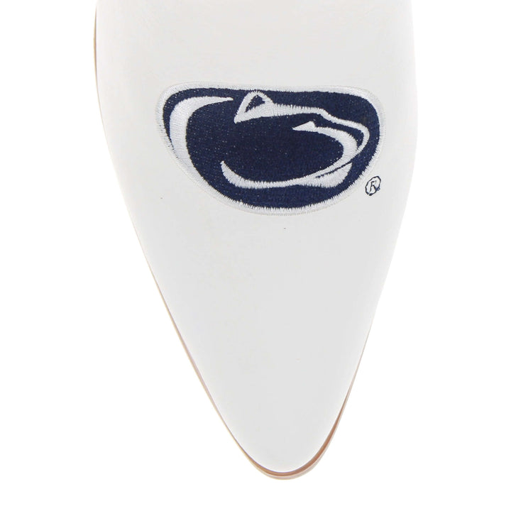 Women's Penn State University Tall White Boot Blair By V By Vaccari