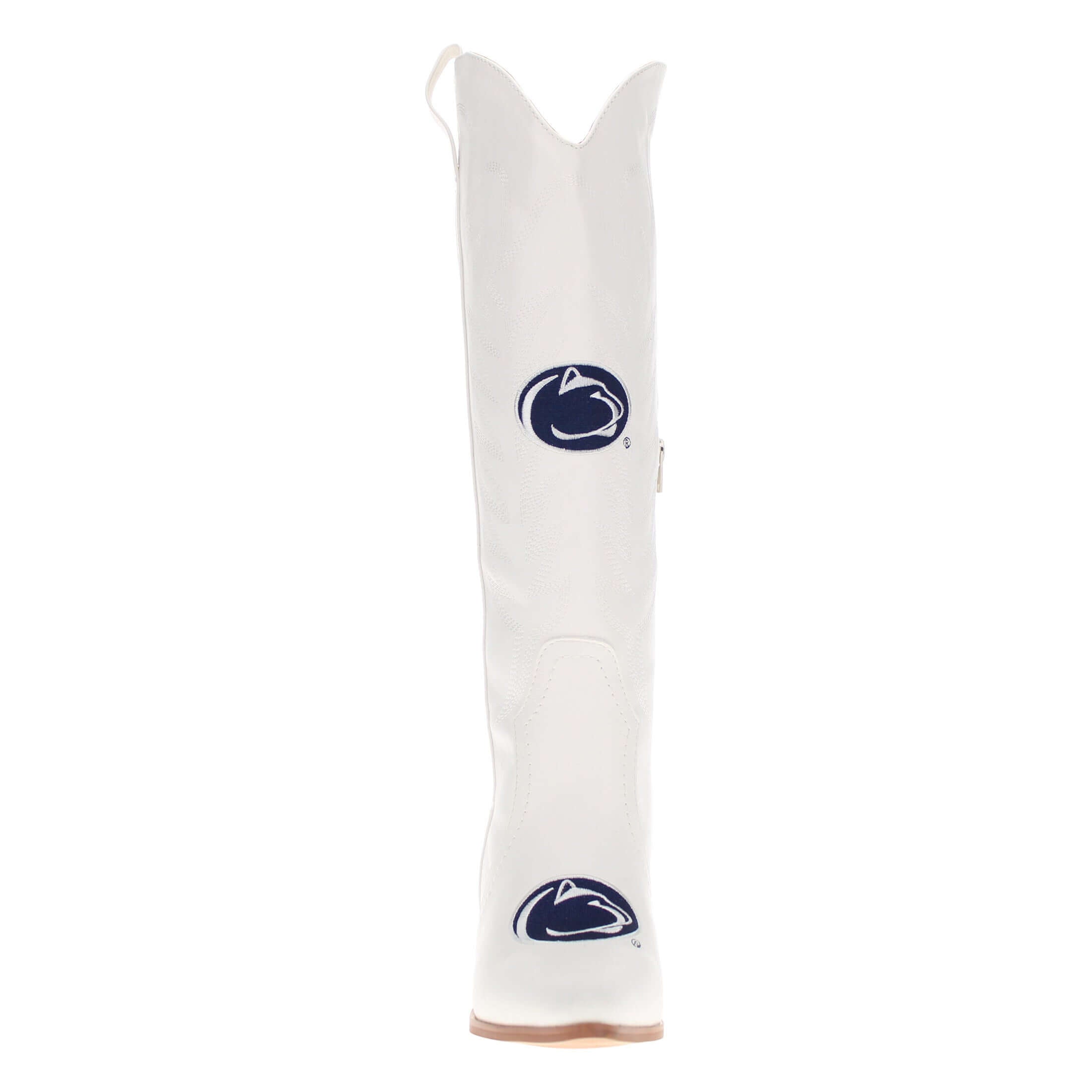Women's Penn State University Tall White Boot Blair By V By Vaccari