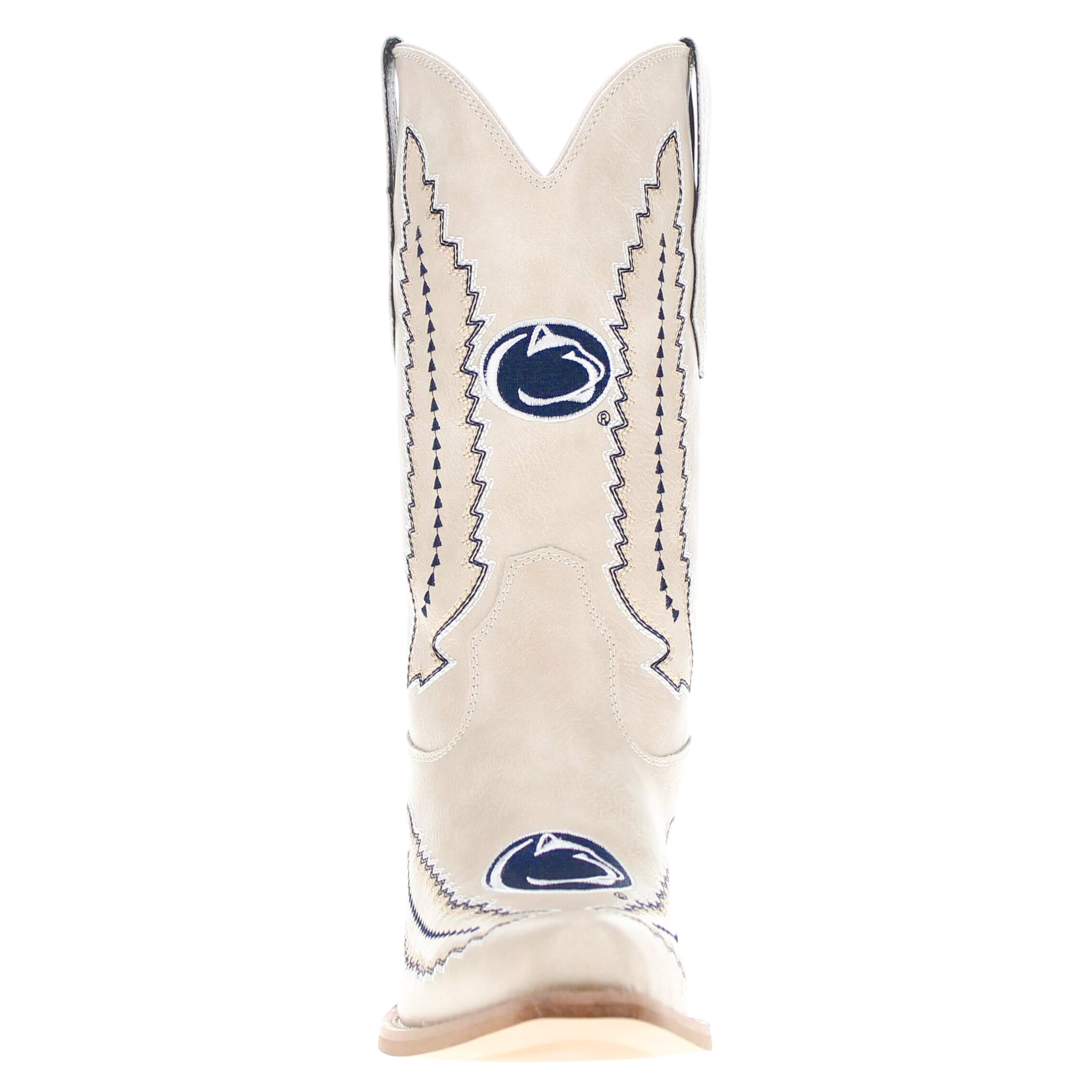 Women's Penn State University Bone Cowgirl Boot Mimi by V by Vaccari