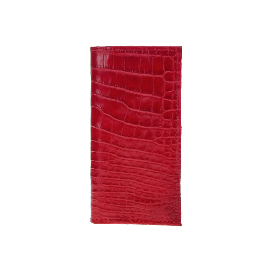 American Alligator Checkbook Wallet