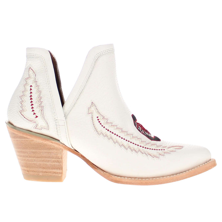 Women's University of South Carolina White Booties by Vaccari