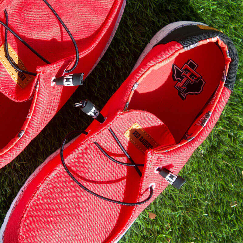 Texas Tech Canvas Shoes by Vaccari University
