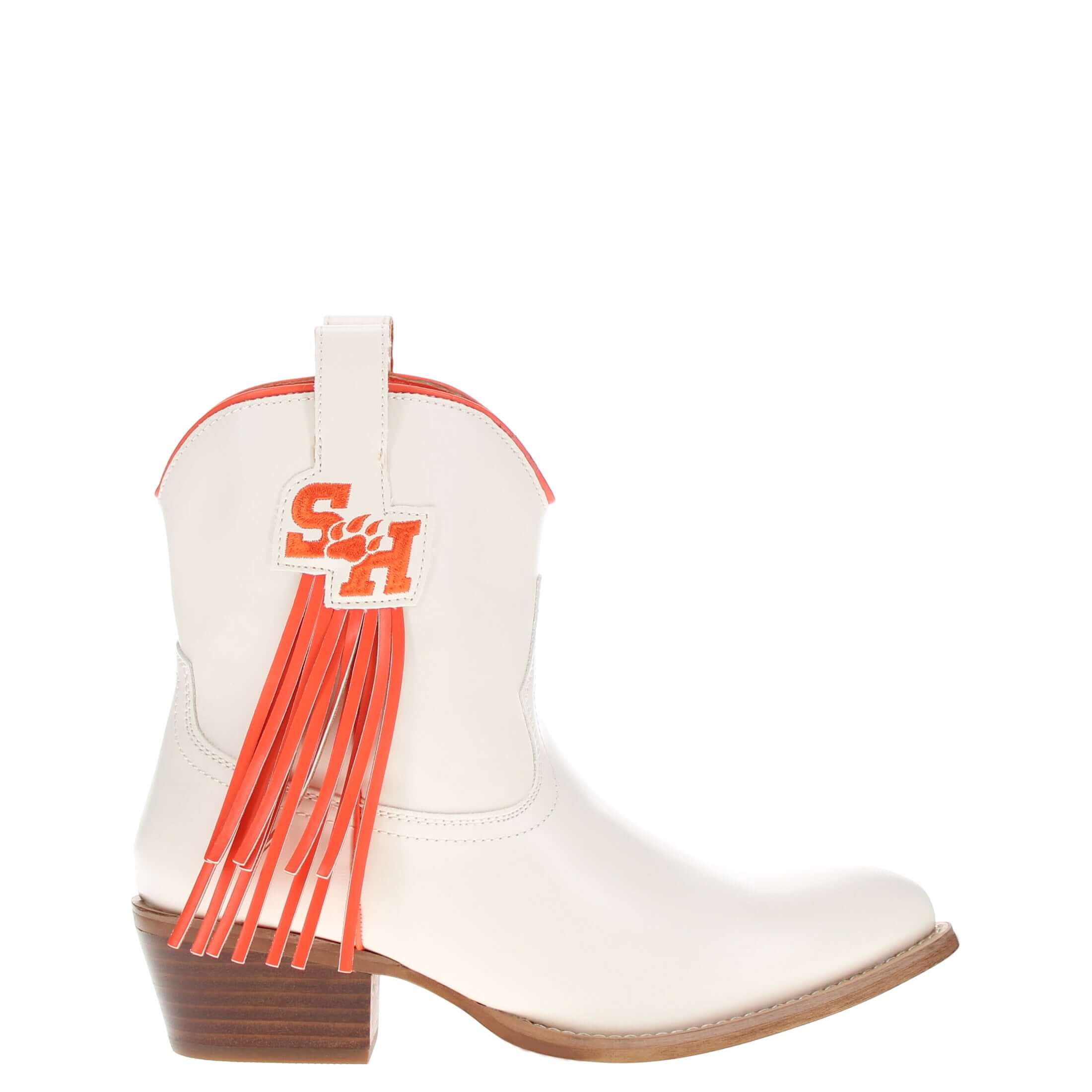 Women's Sam Houston State University Bone Fringe Bootie Lucy By V By Vaccari