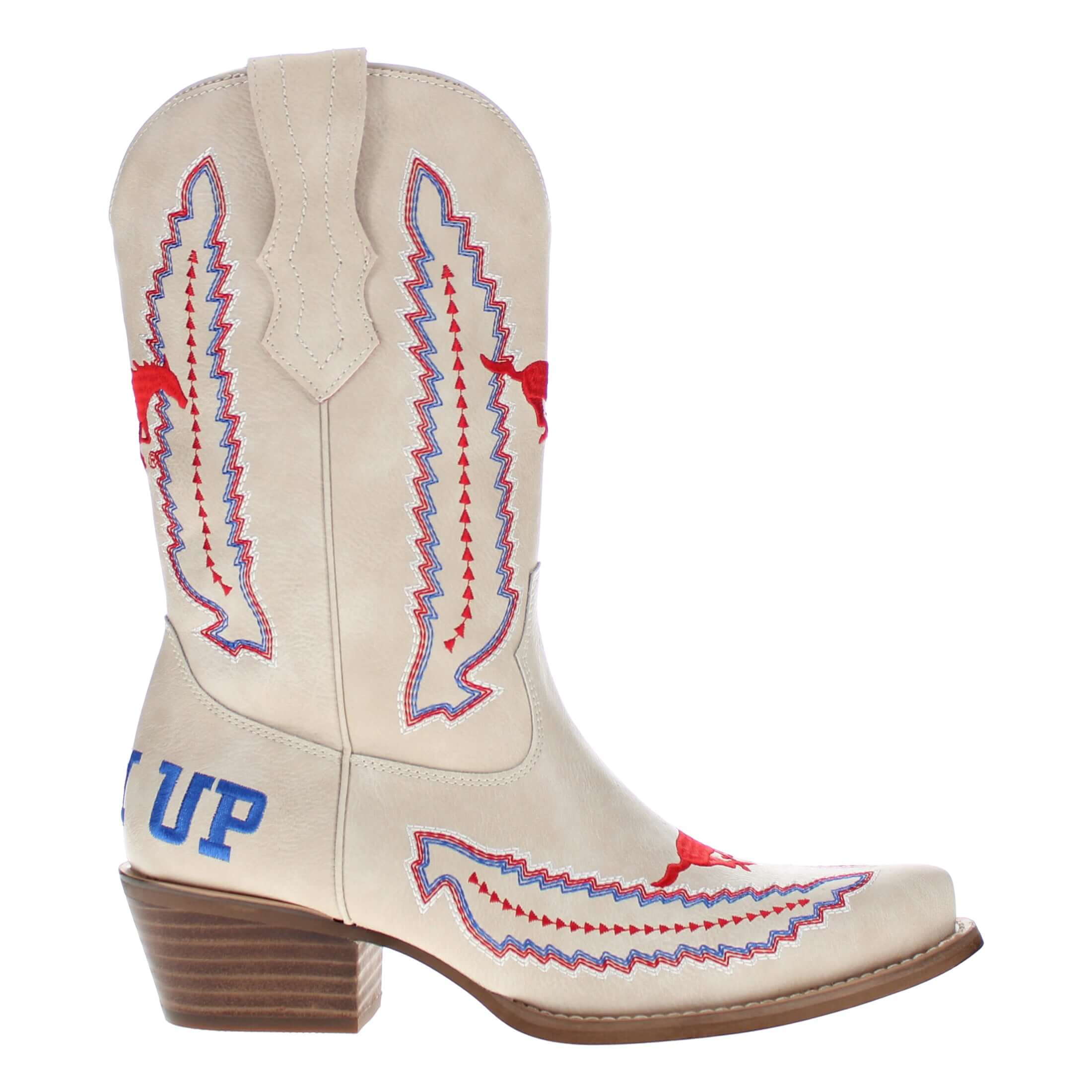 Southern Methodist University Mimi Short Bone Boot By V By Vaccari