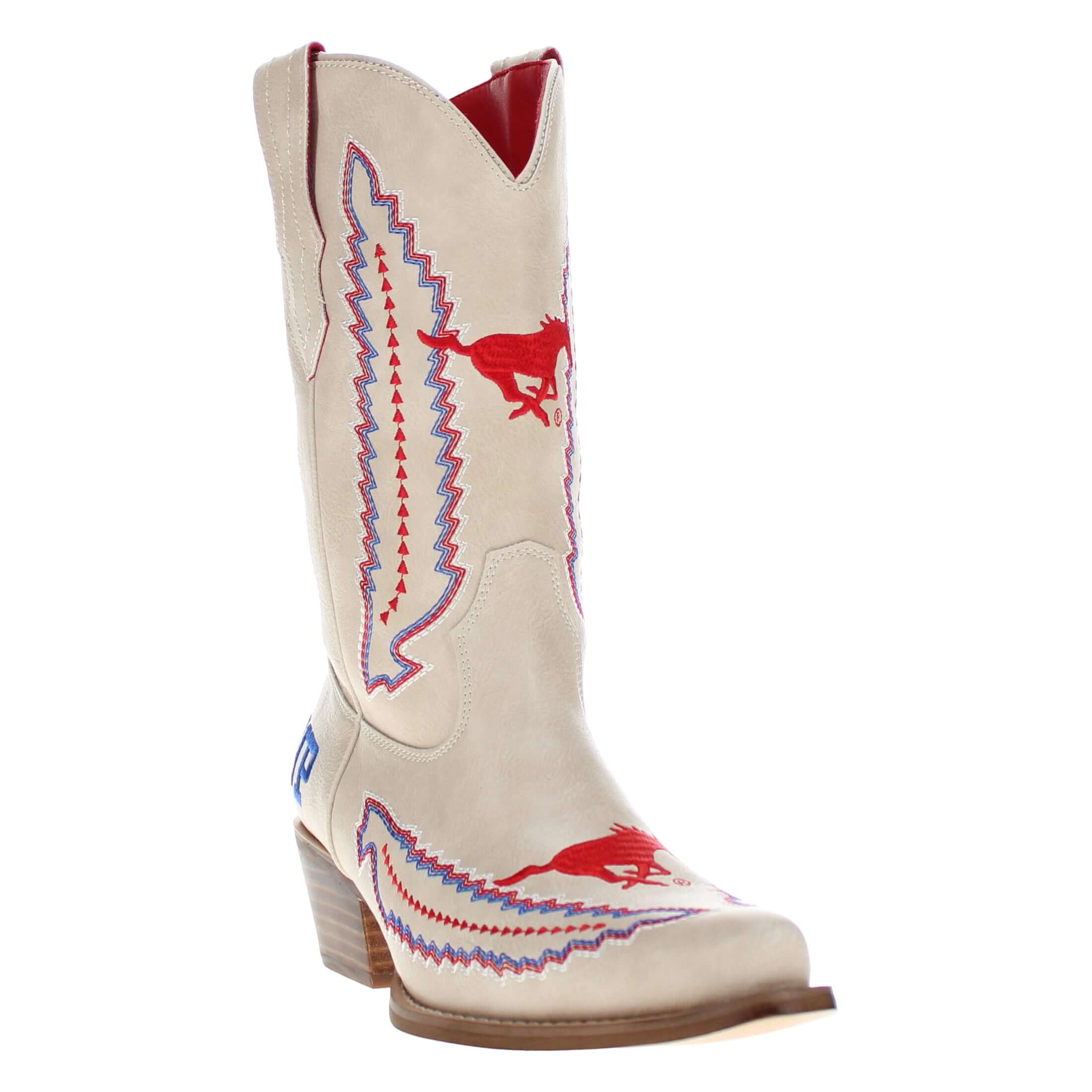 Southern Methodist University Mimi Short Bone Boot By V By Vaccari