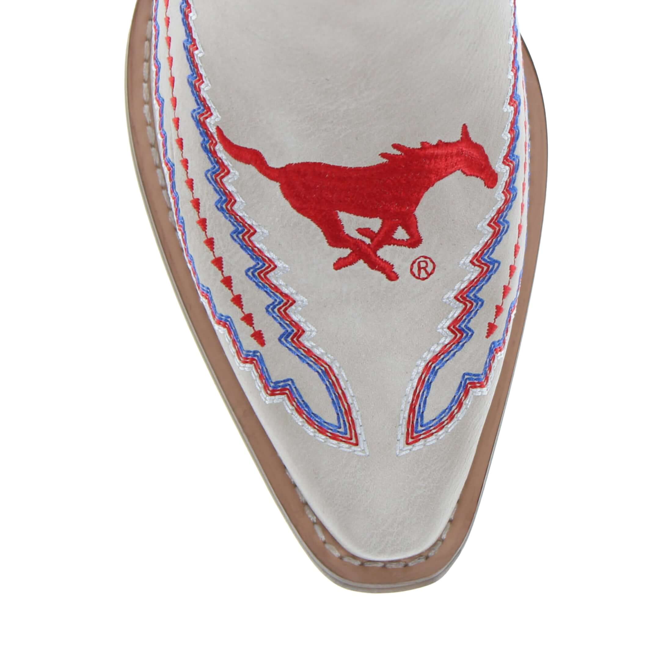 Southern Methodist University Mimi Short Bone Boot By V By Vaccari