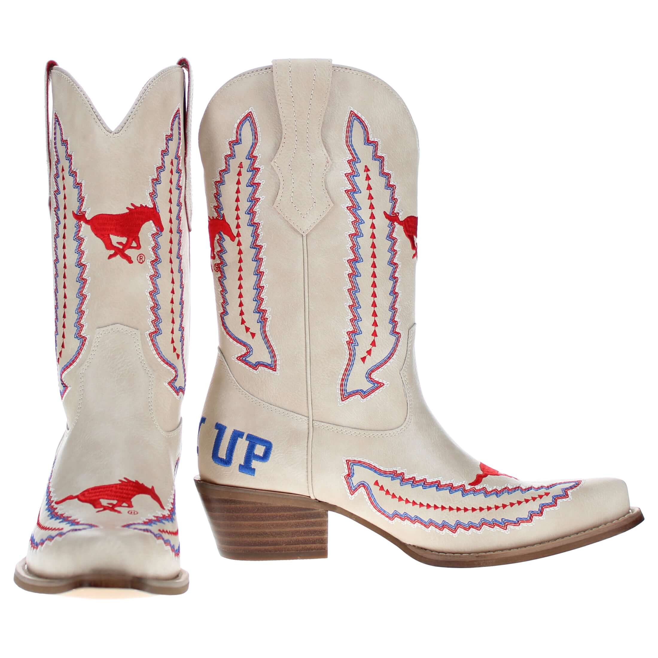 Southern Methodist University Mimi Short Bone Boot By V By Vaccari