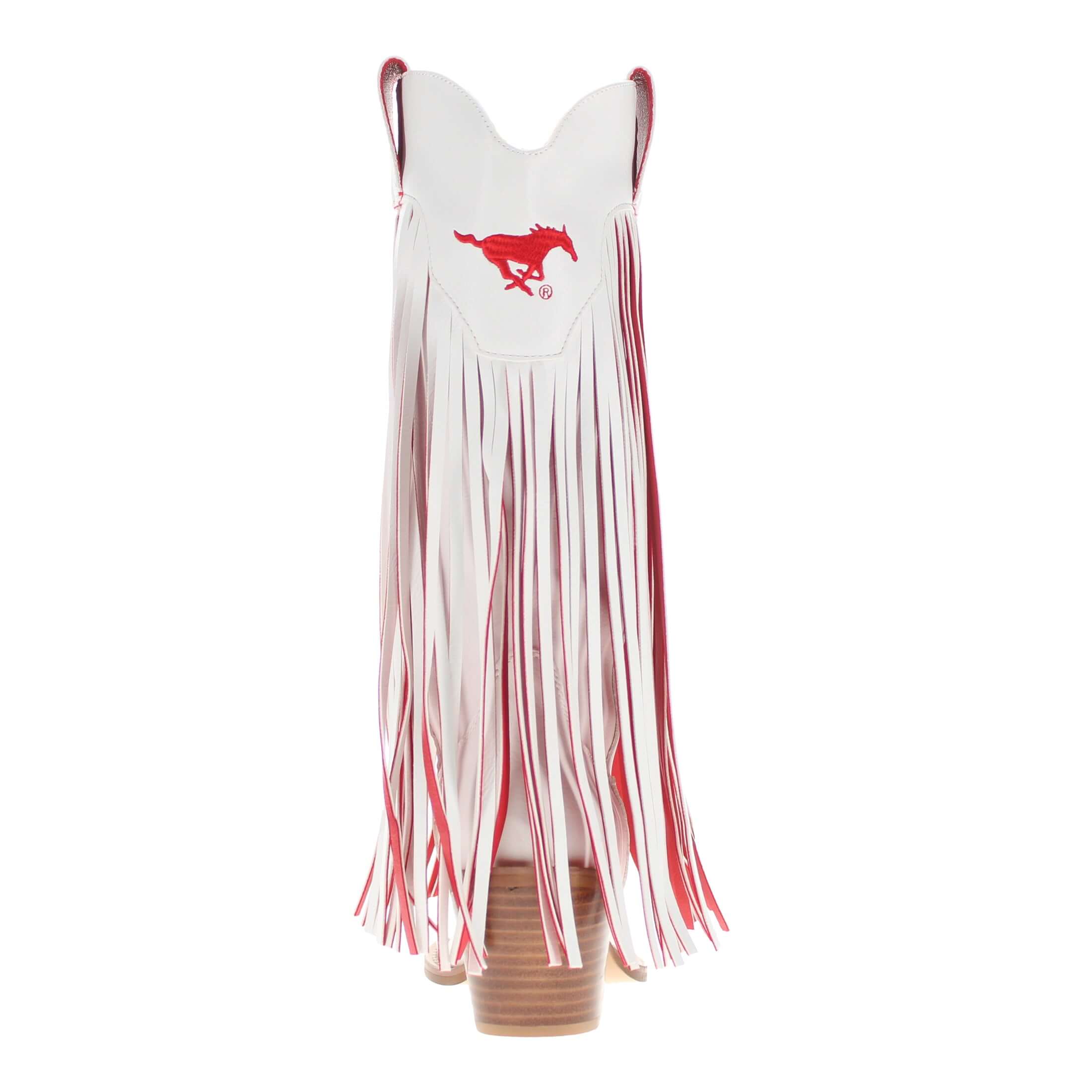 Southern Methodist University Kacey Fringe Boot by V By Vaccari