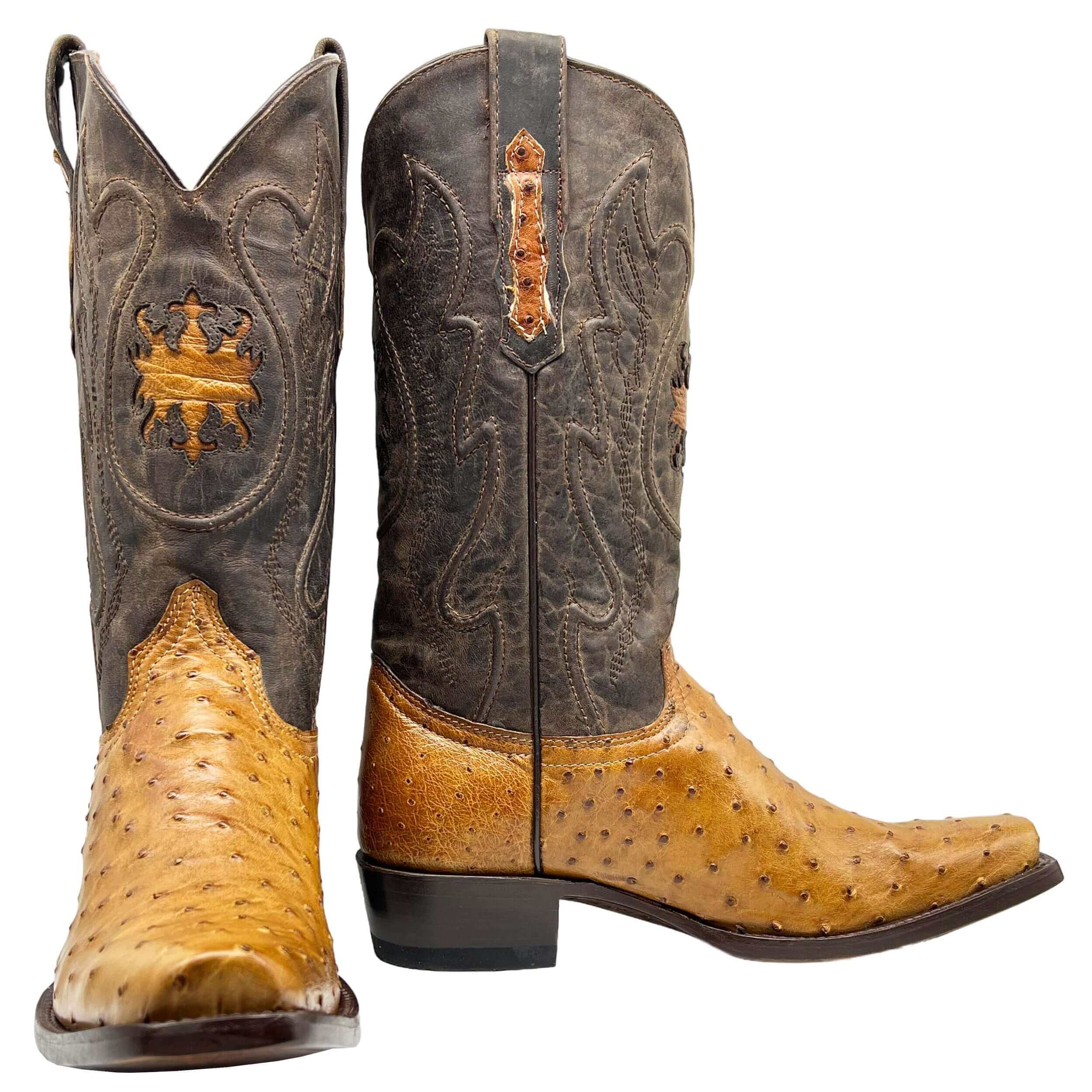 Authentic Men s Leather Cowboy Boots Premium Quality