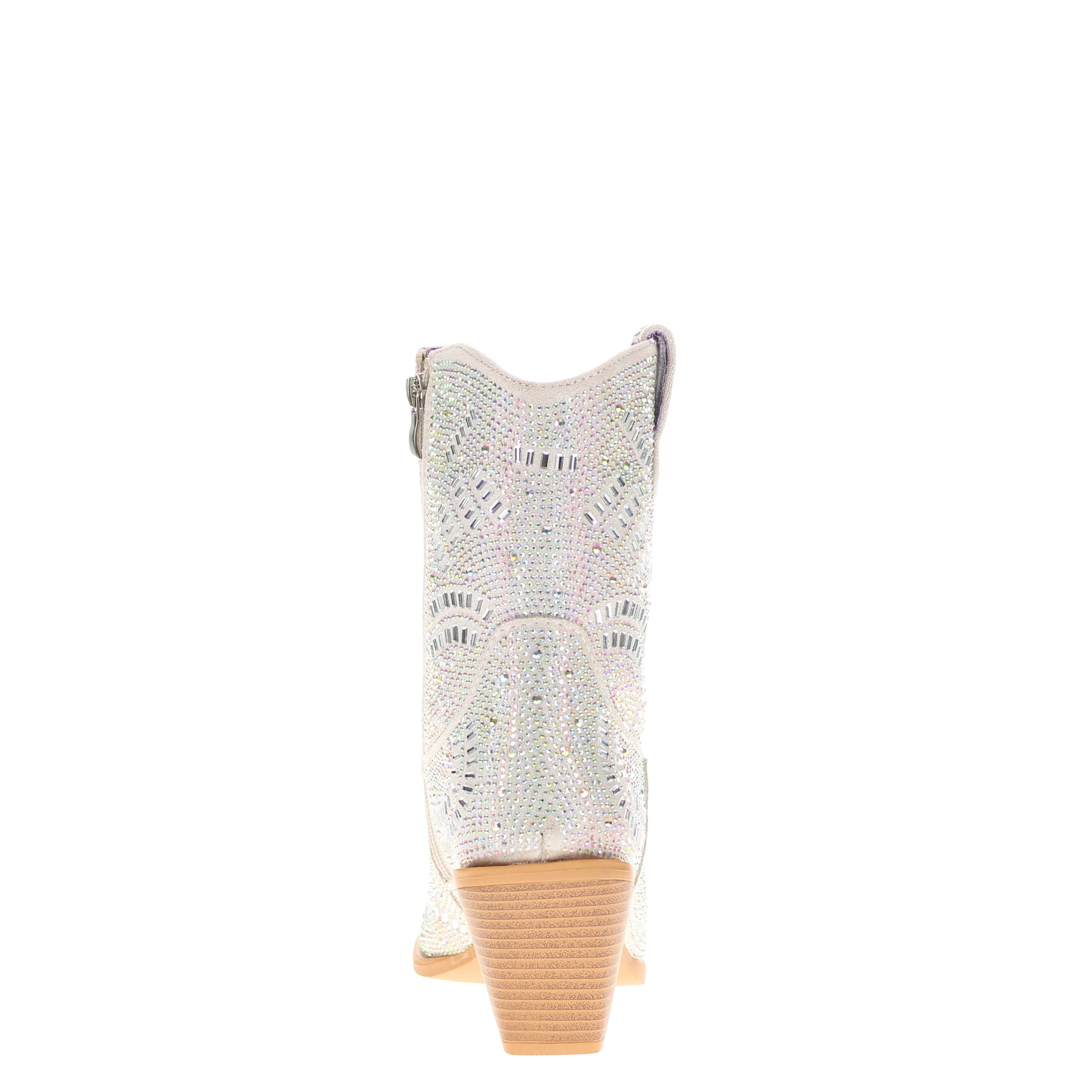 Women's Tarleton State University Natural Bling Cowgirl Booties Jade by V by Vaccari